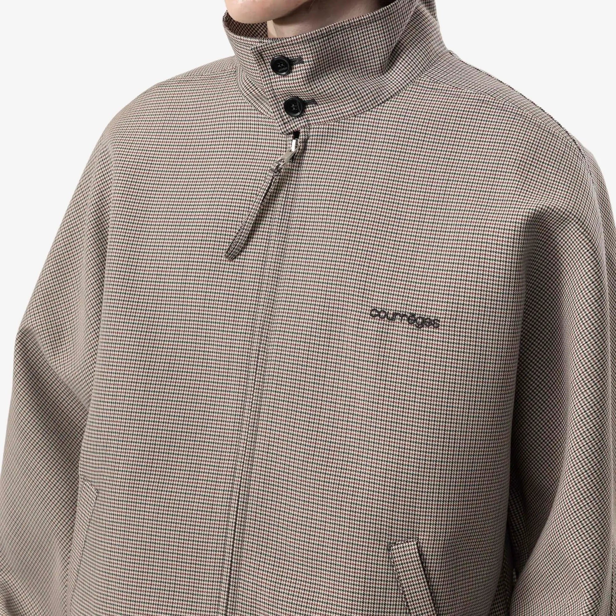 Houndstooth Bomber Jacket - Image 5