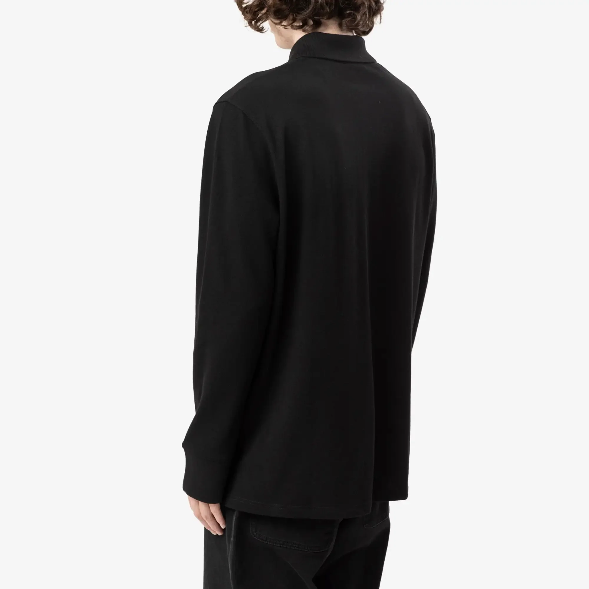 Oversized Long Sleeve Polo - Image 4