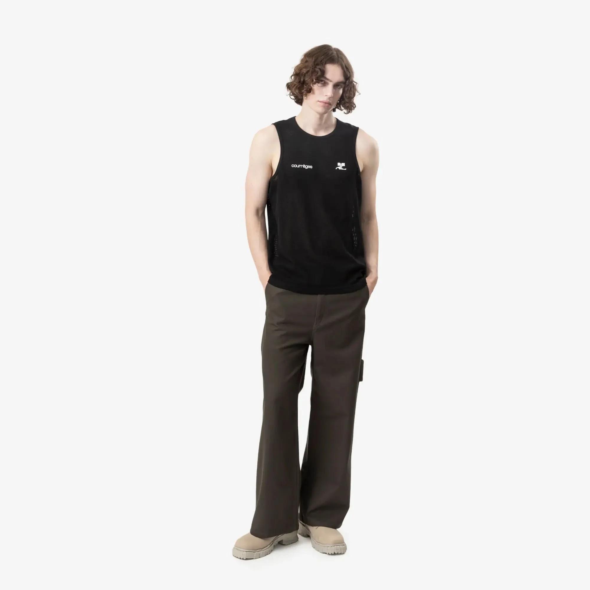 Printed Mesh Tank Top - Image 2