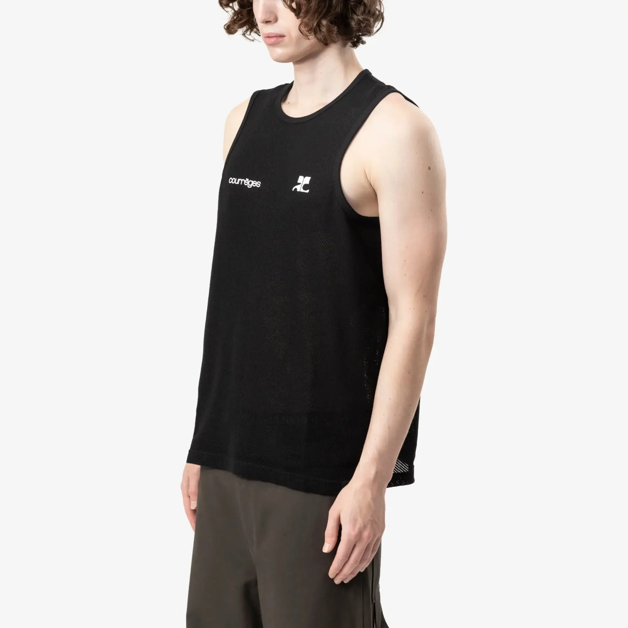 Printed Mesh Tank Top - Image 3