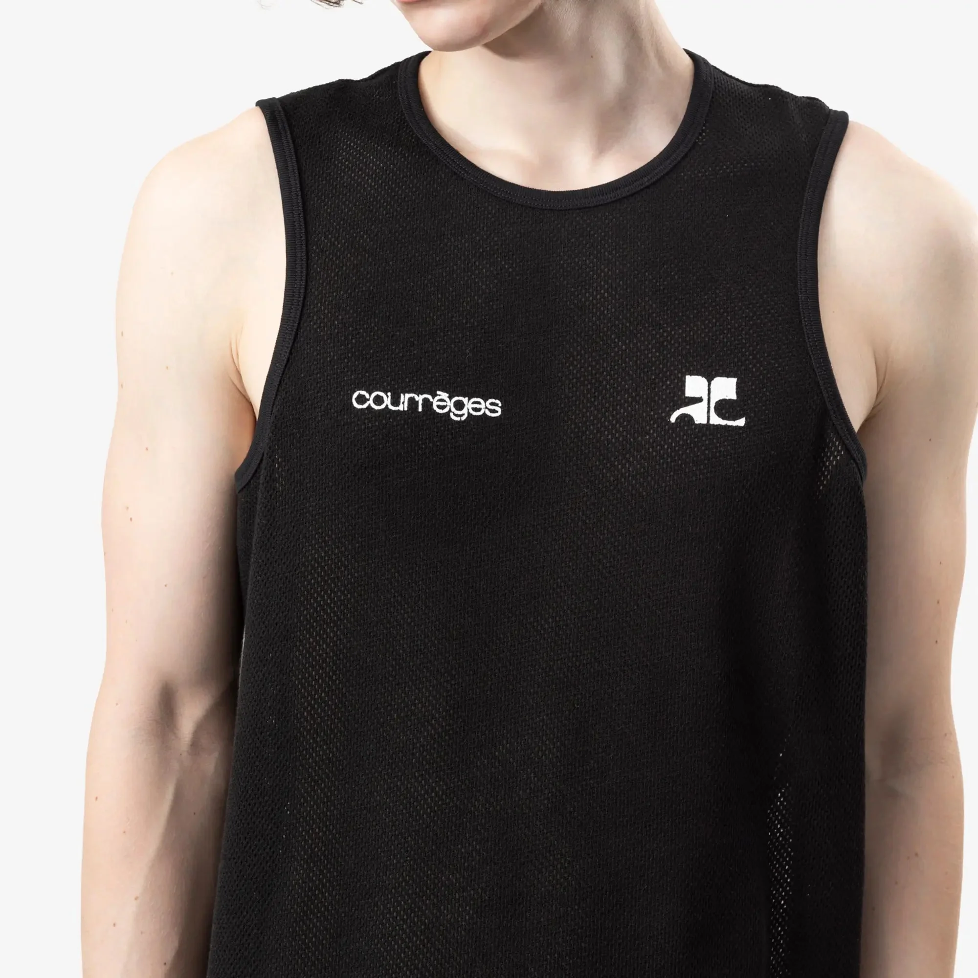 Printed Mesh Tank Top - Image 5