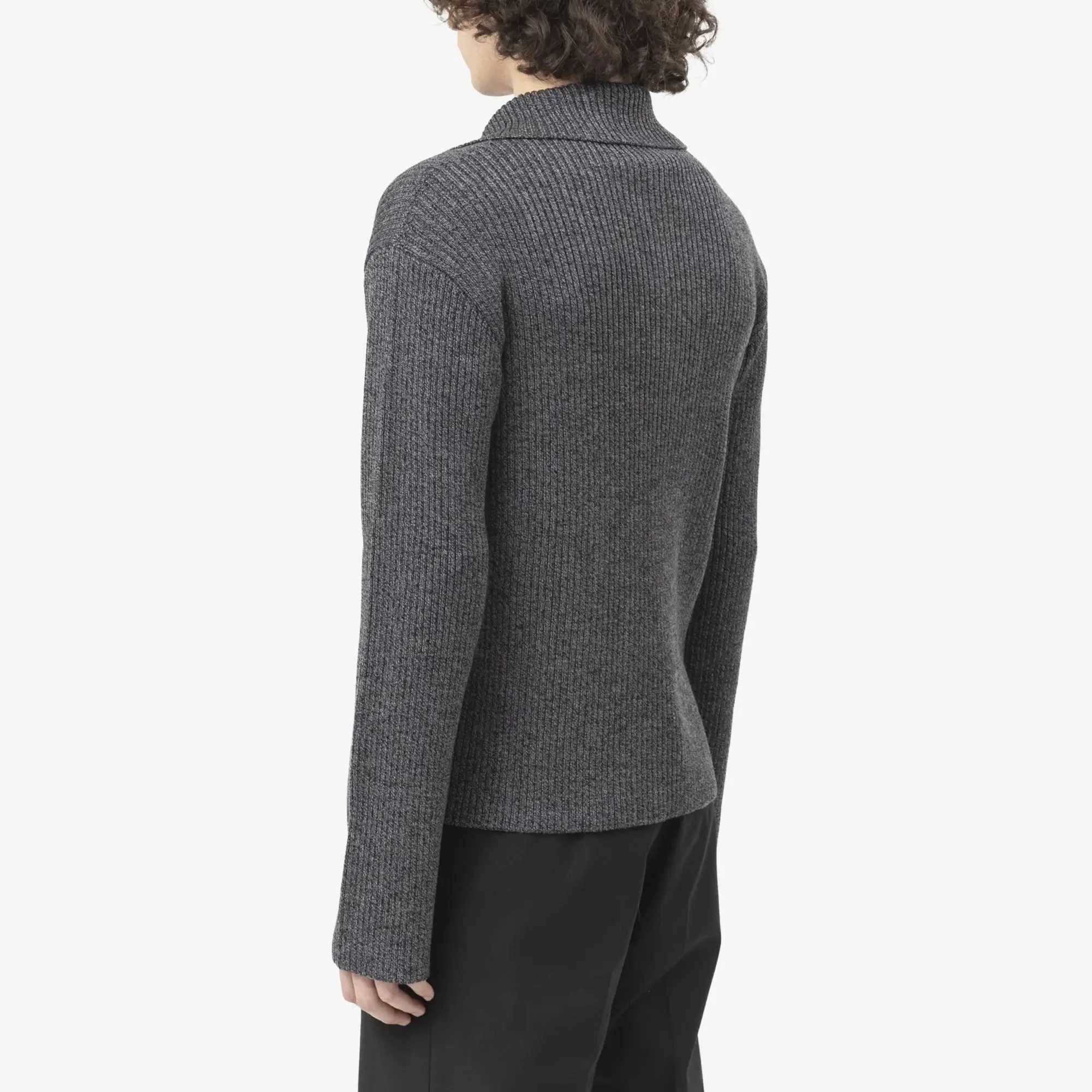 Ribbed Wool Polo - Image 4
