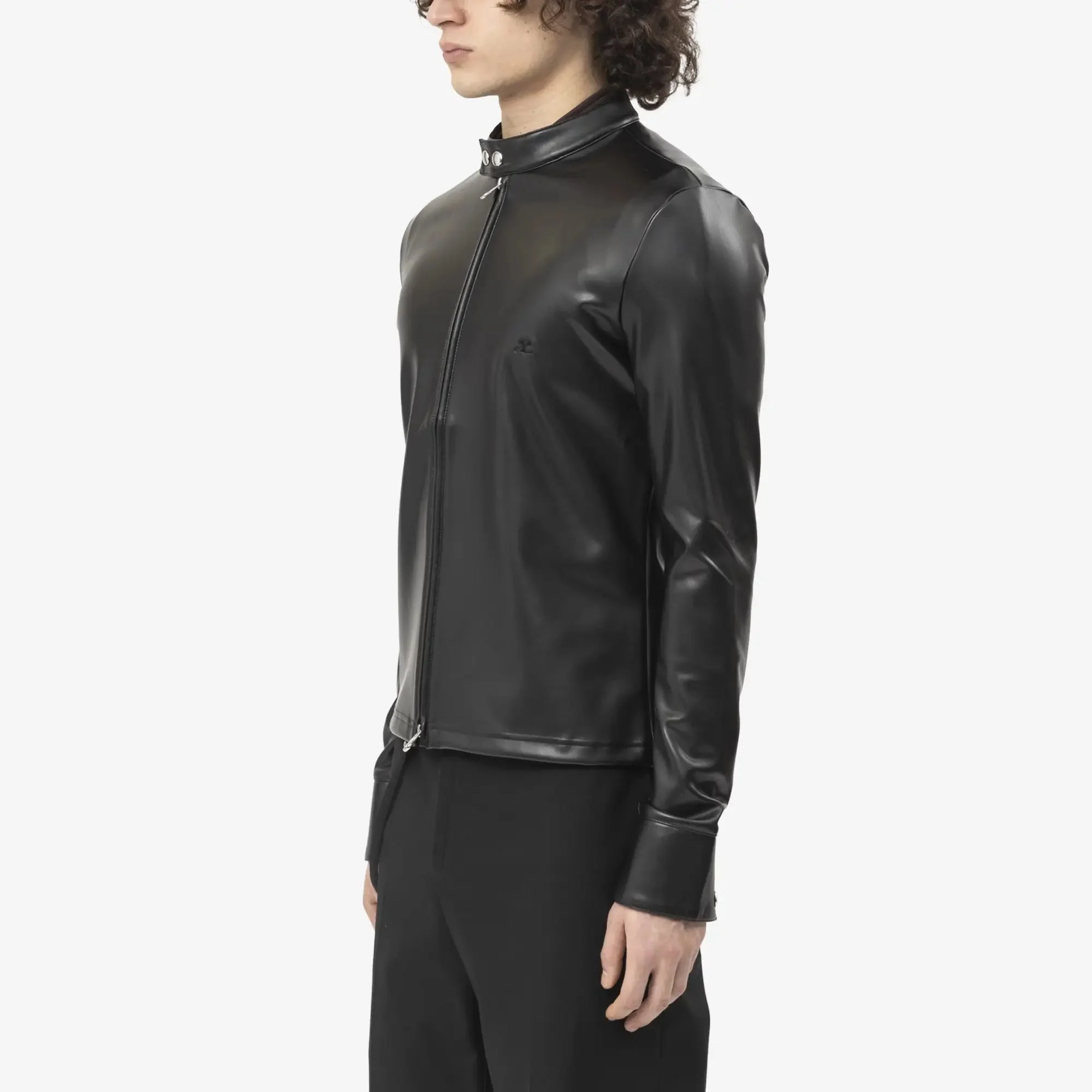 Zipper Biker Jacket - Image 3