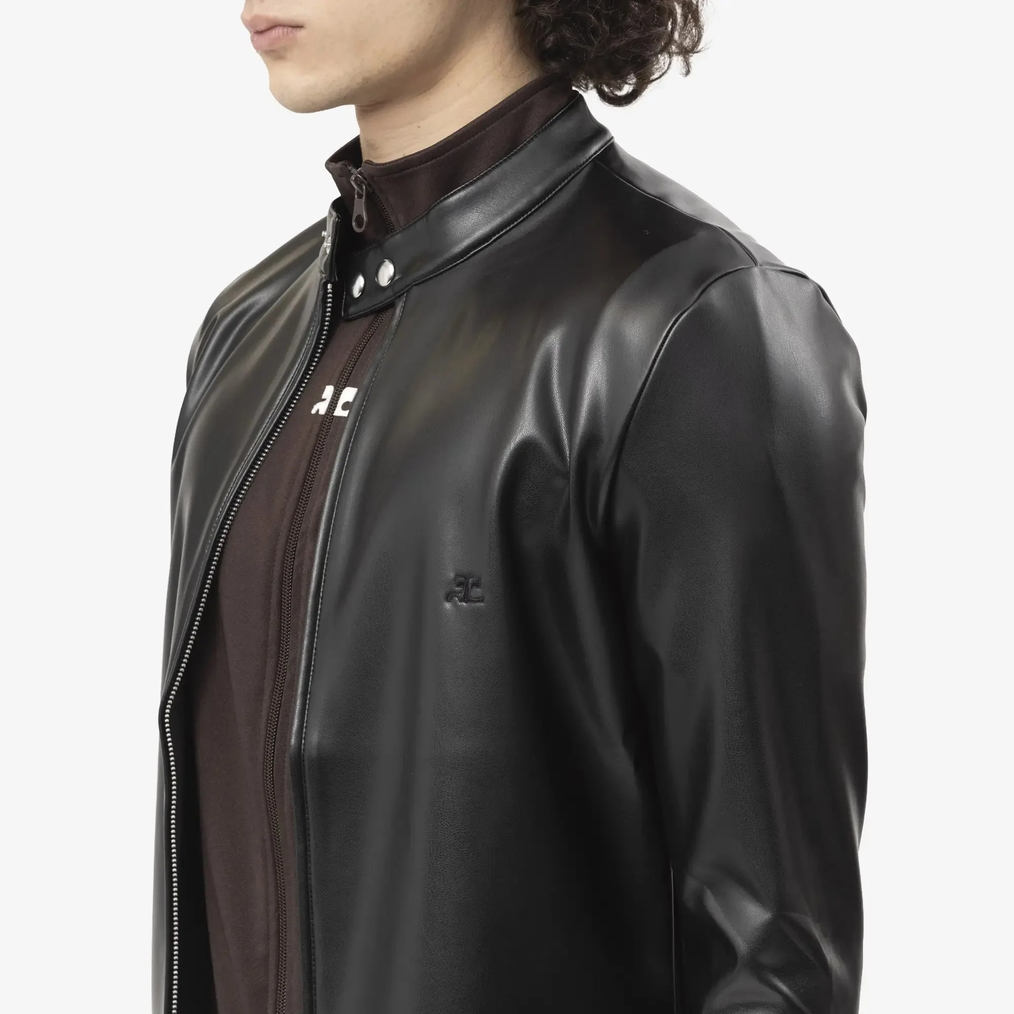 Zipper Biker Jacket - Image 5