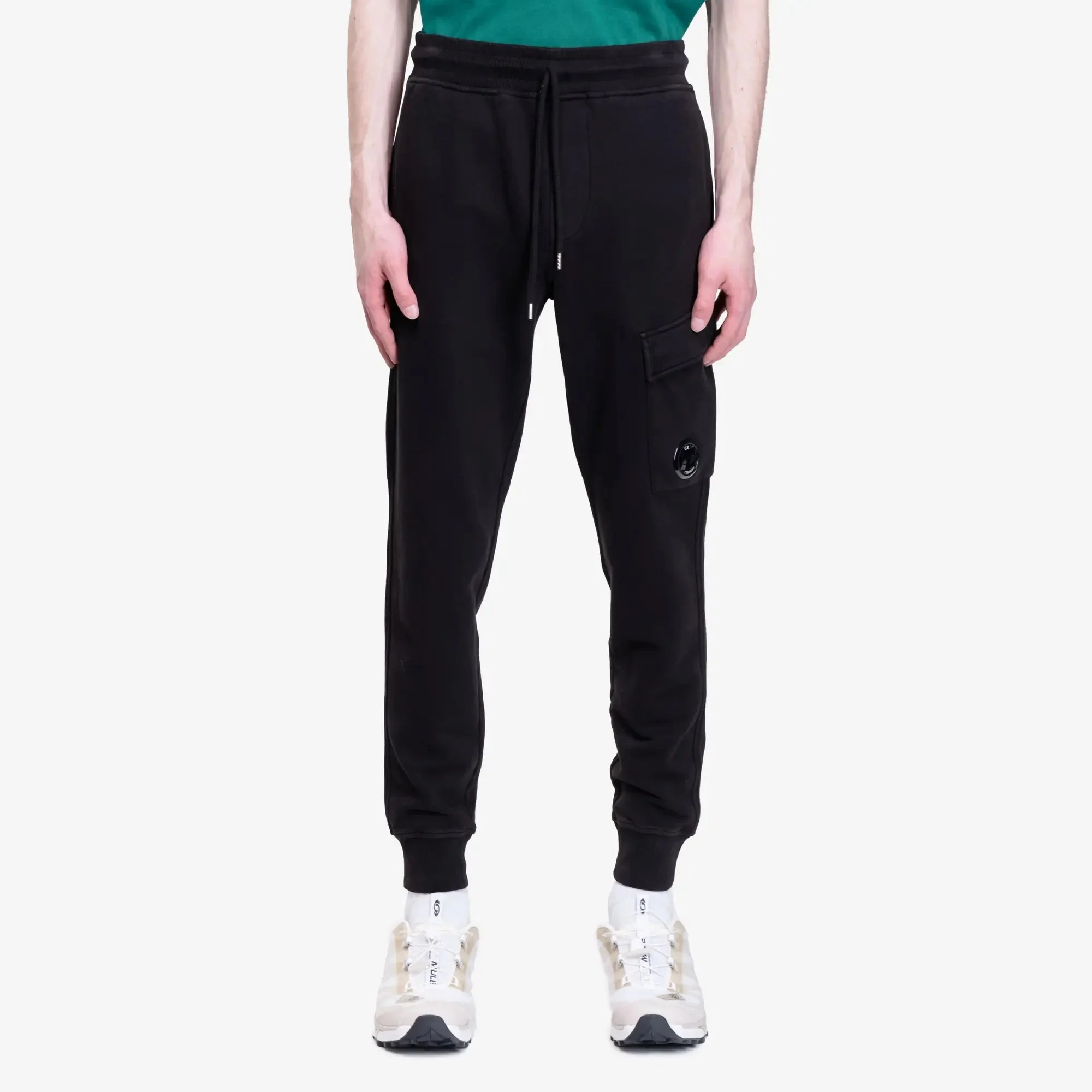 Diagonal Fleece Lens Cargo Sweatpants