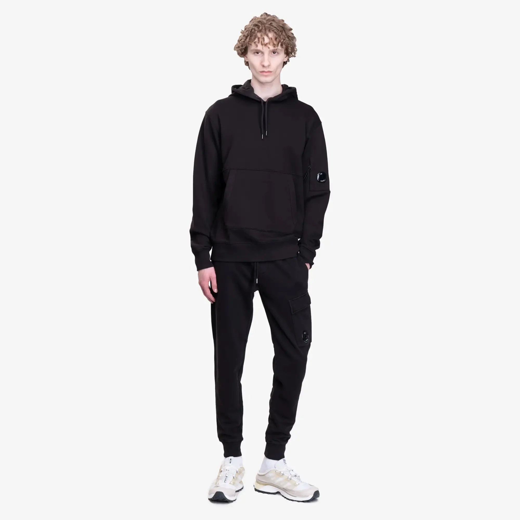 Diagonal Fleece Lens Cargo Sweatpants - Image 2