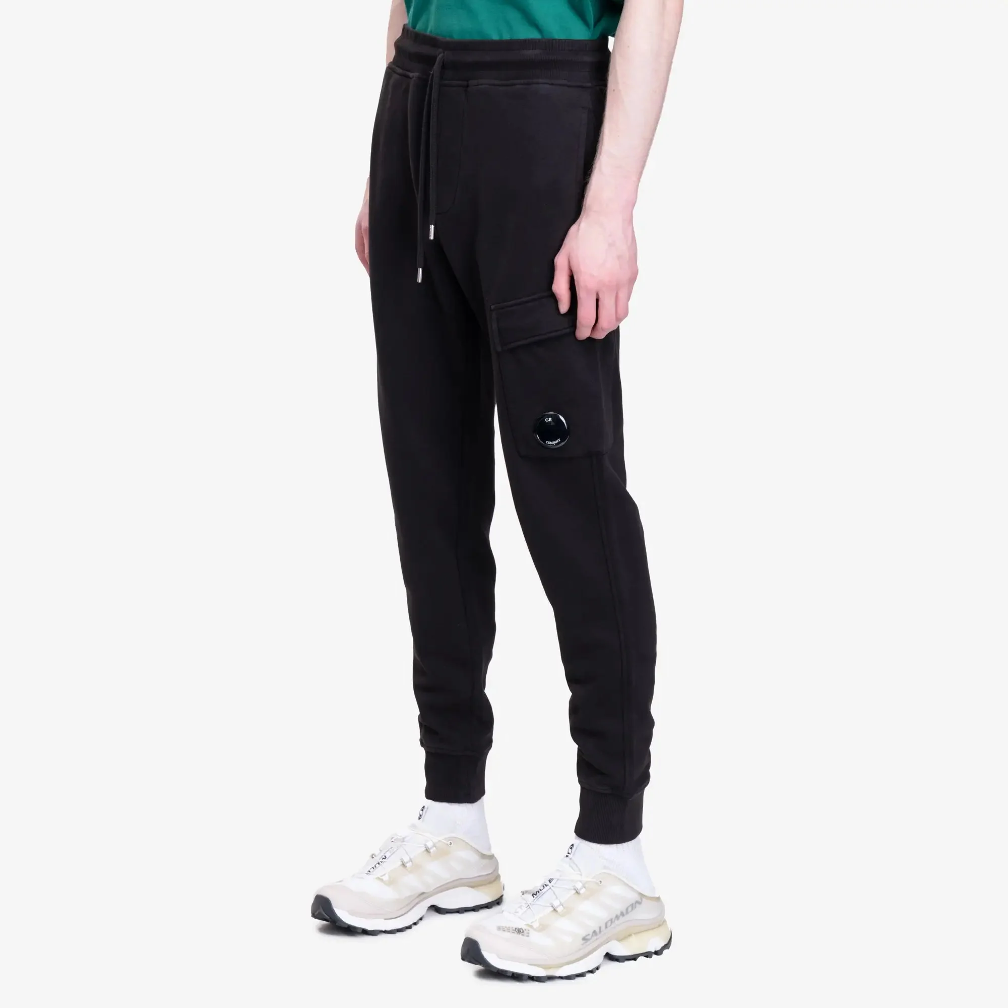 Diagonal Fleece Lens Cargo Sweatpants - Image 3
