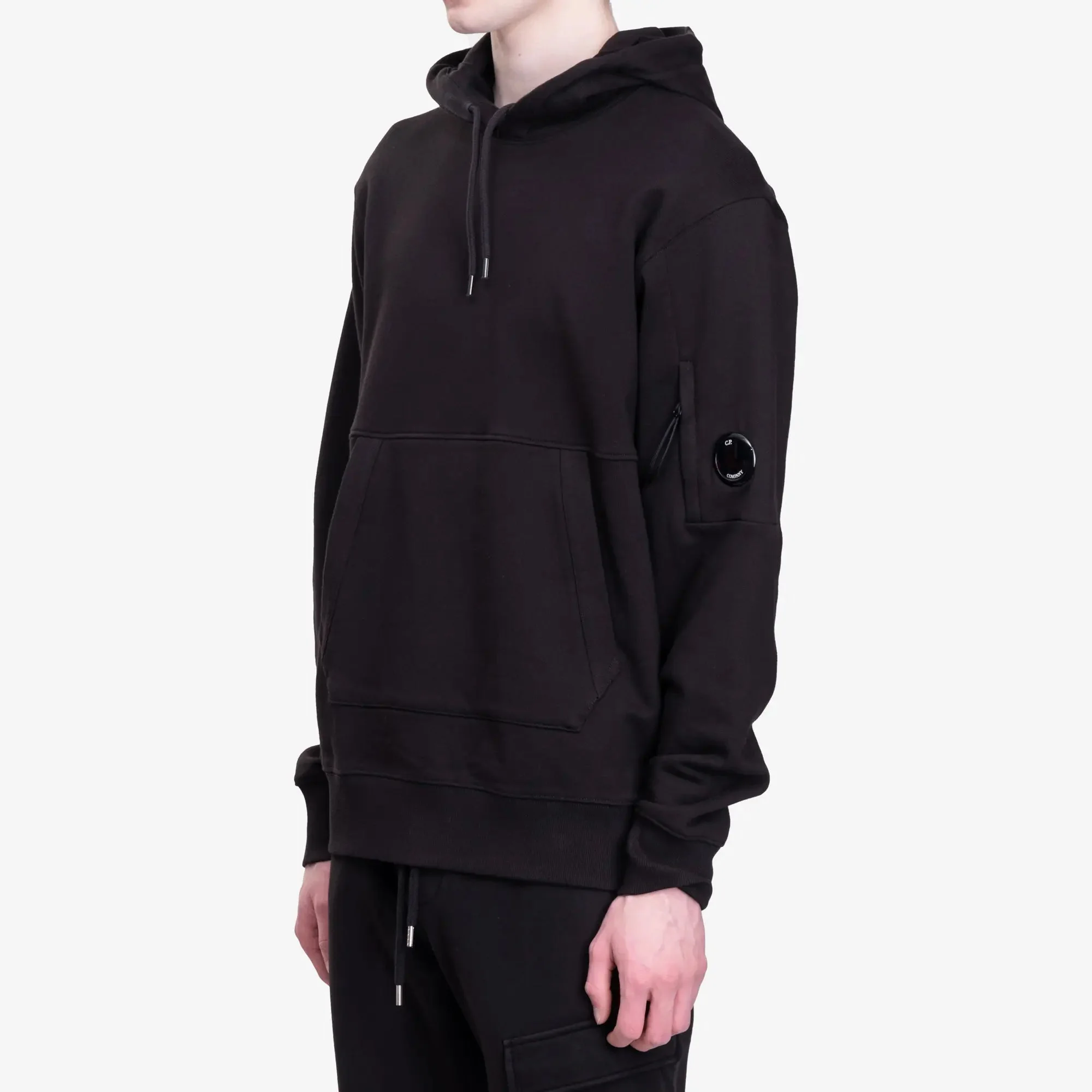 Diagonal Raised Fleece Hoody - Image 3
