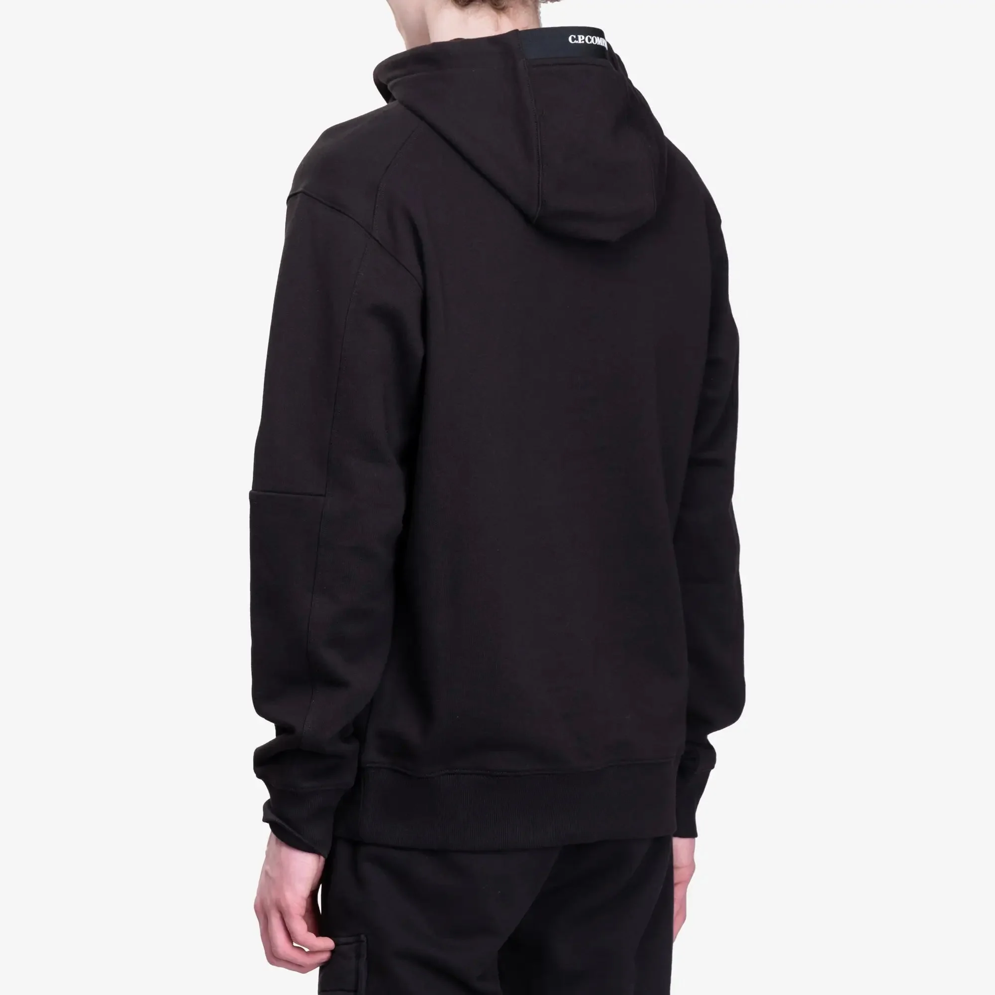 Diagonal Raised Fleece Hoody - Image 4