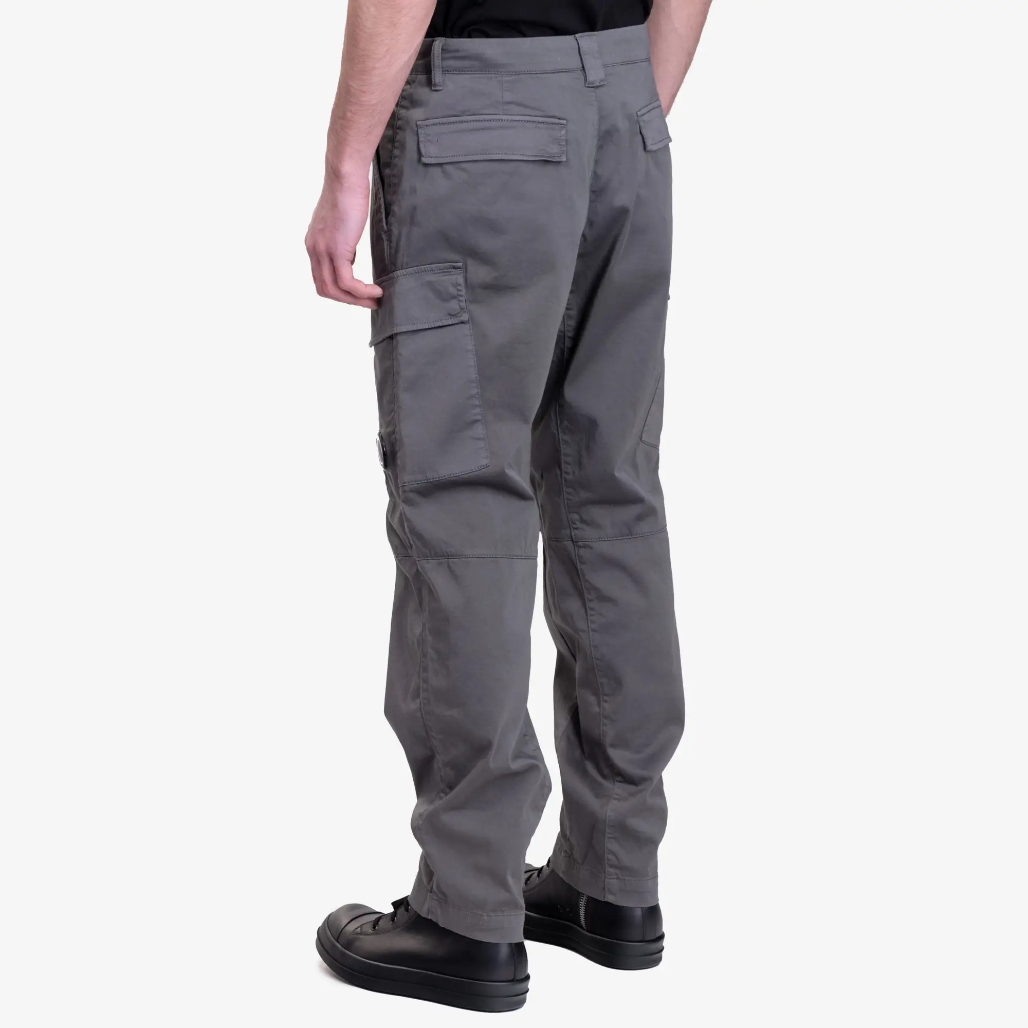 Stretch Sateen Loose Cargo Pants - Image 4