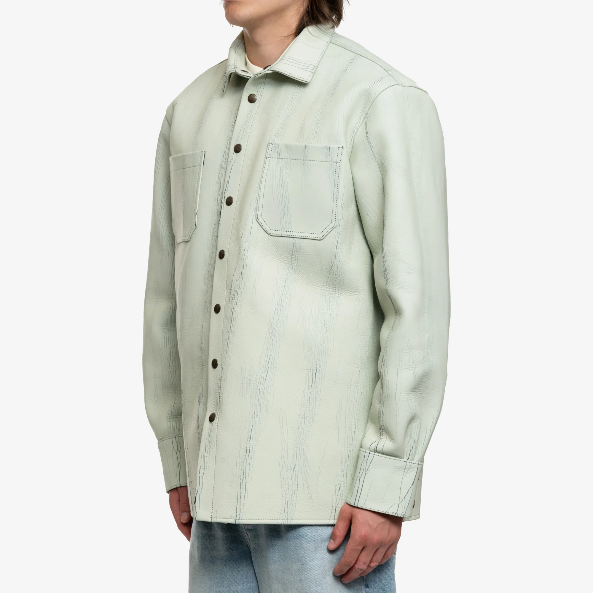 Cracked Leather Shirt - Image 3
