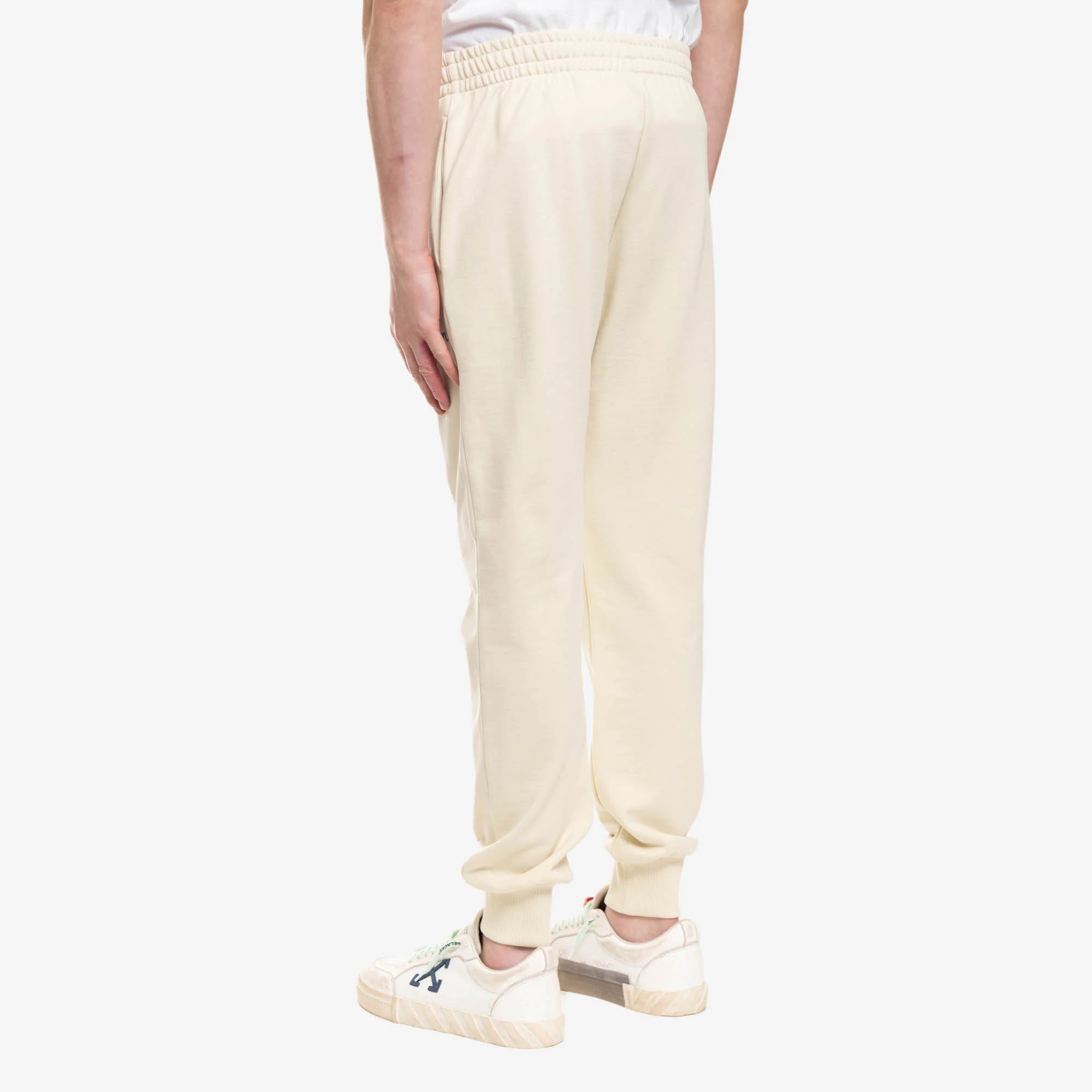 Cream Logo Sweatpants - Image 4