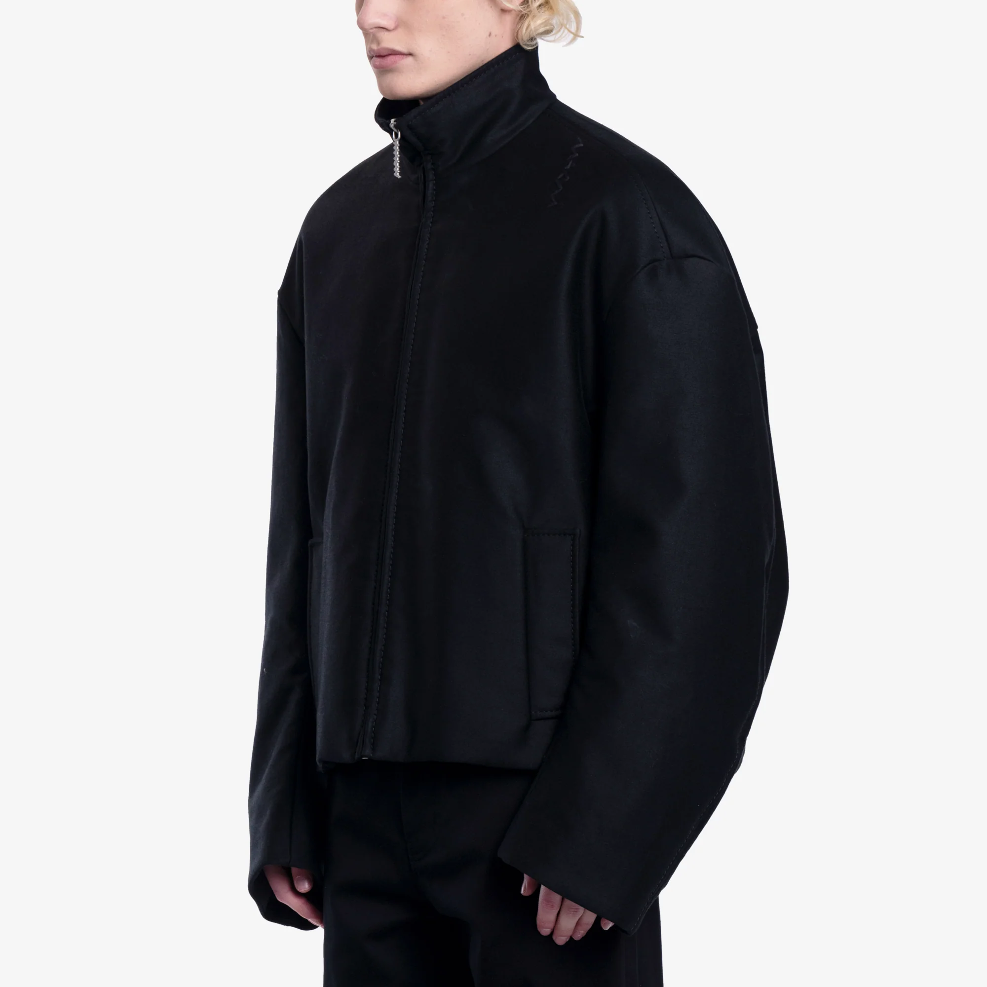 Cropped Cocoon Jacket - Image 3