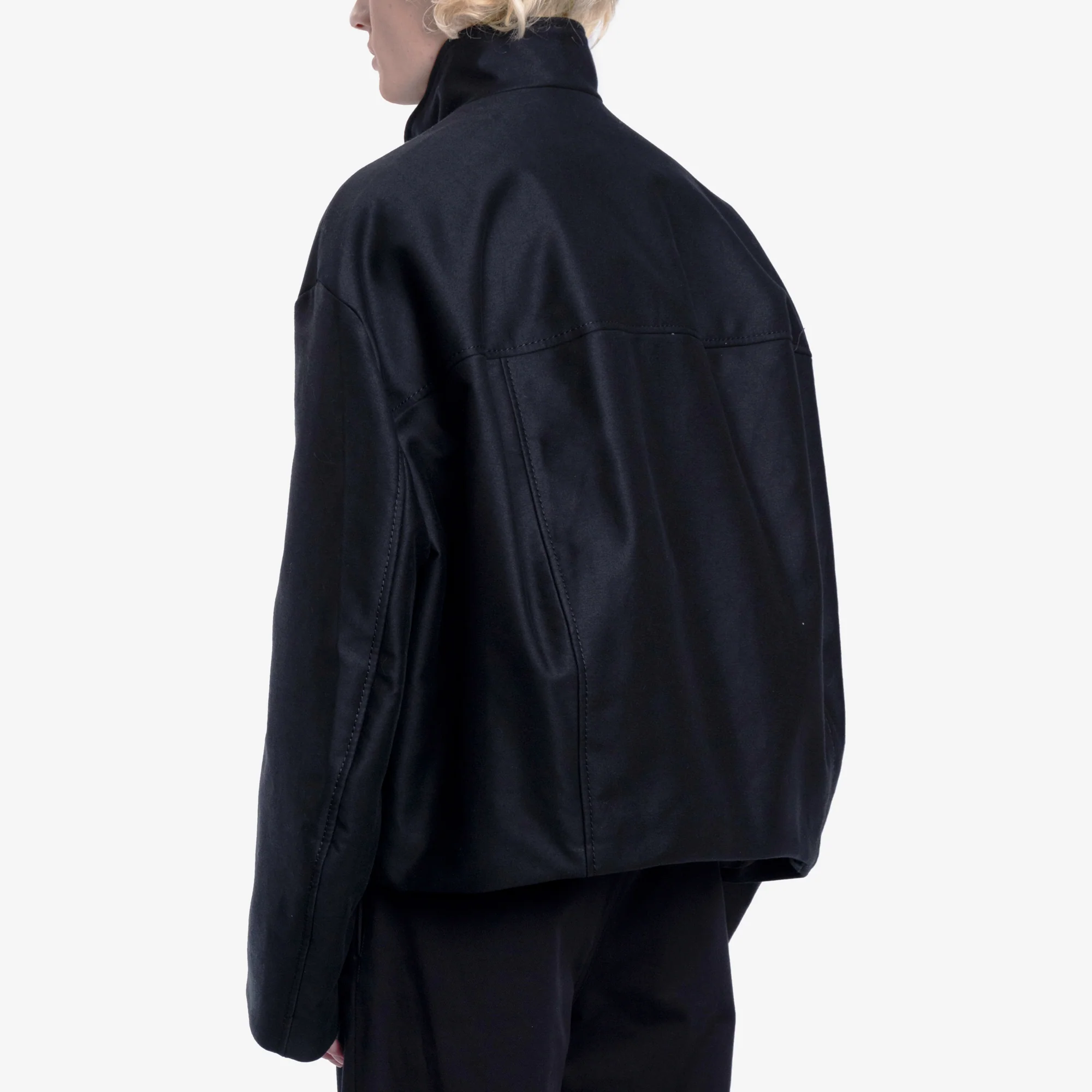 Cropped Cocoon Jacket - Image 4