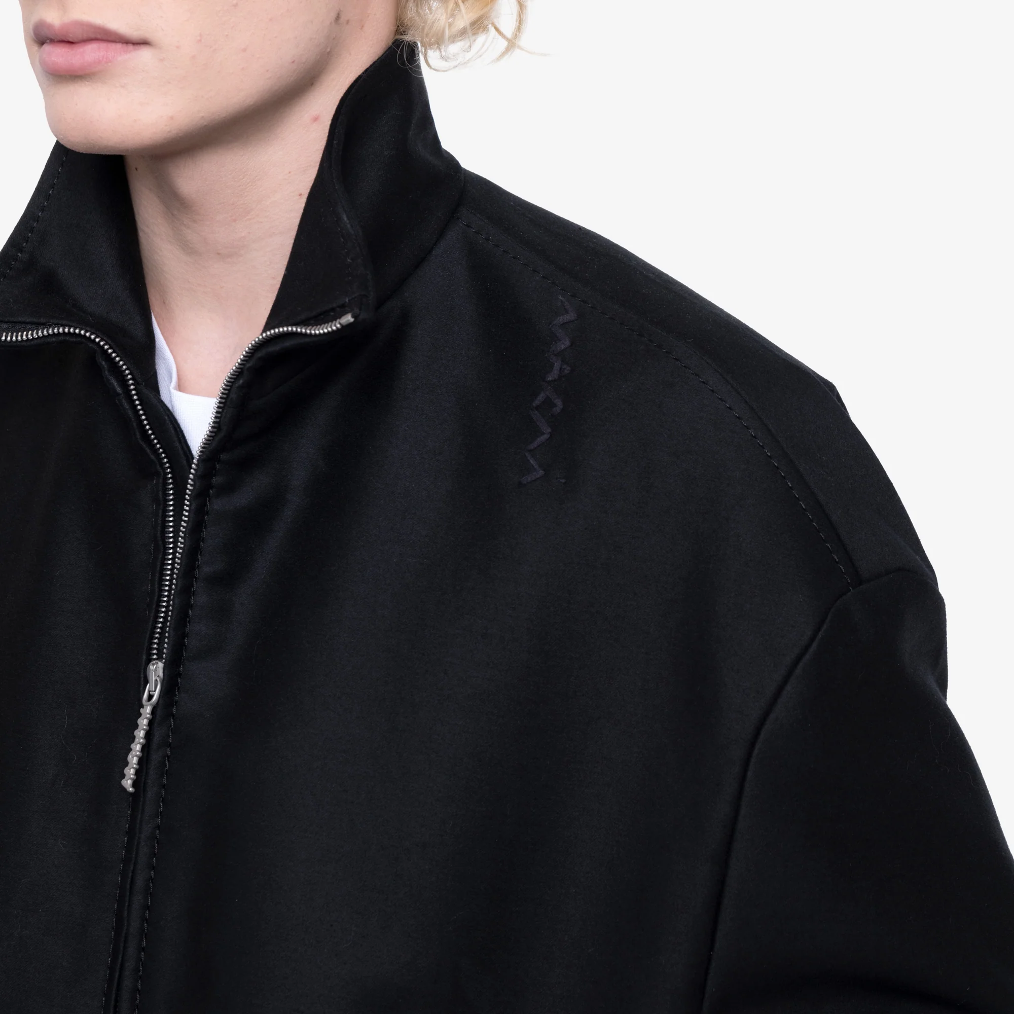 Cropped Cocoon Jacket - Image 5