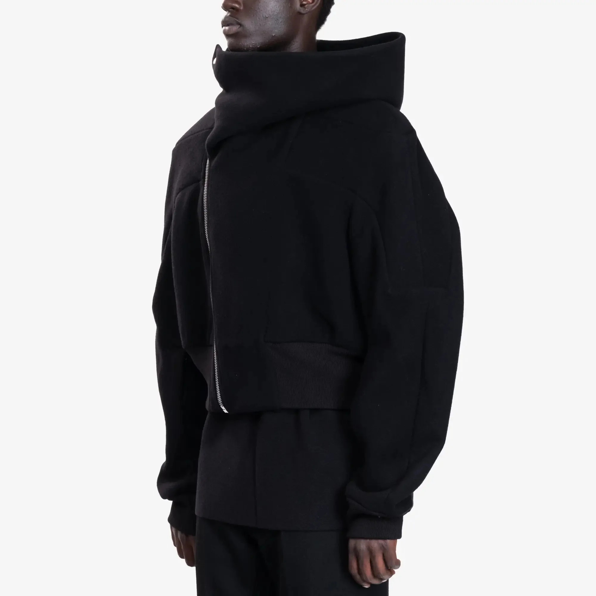 Cropped Hooded Flight Bomber - Image 3