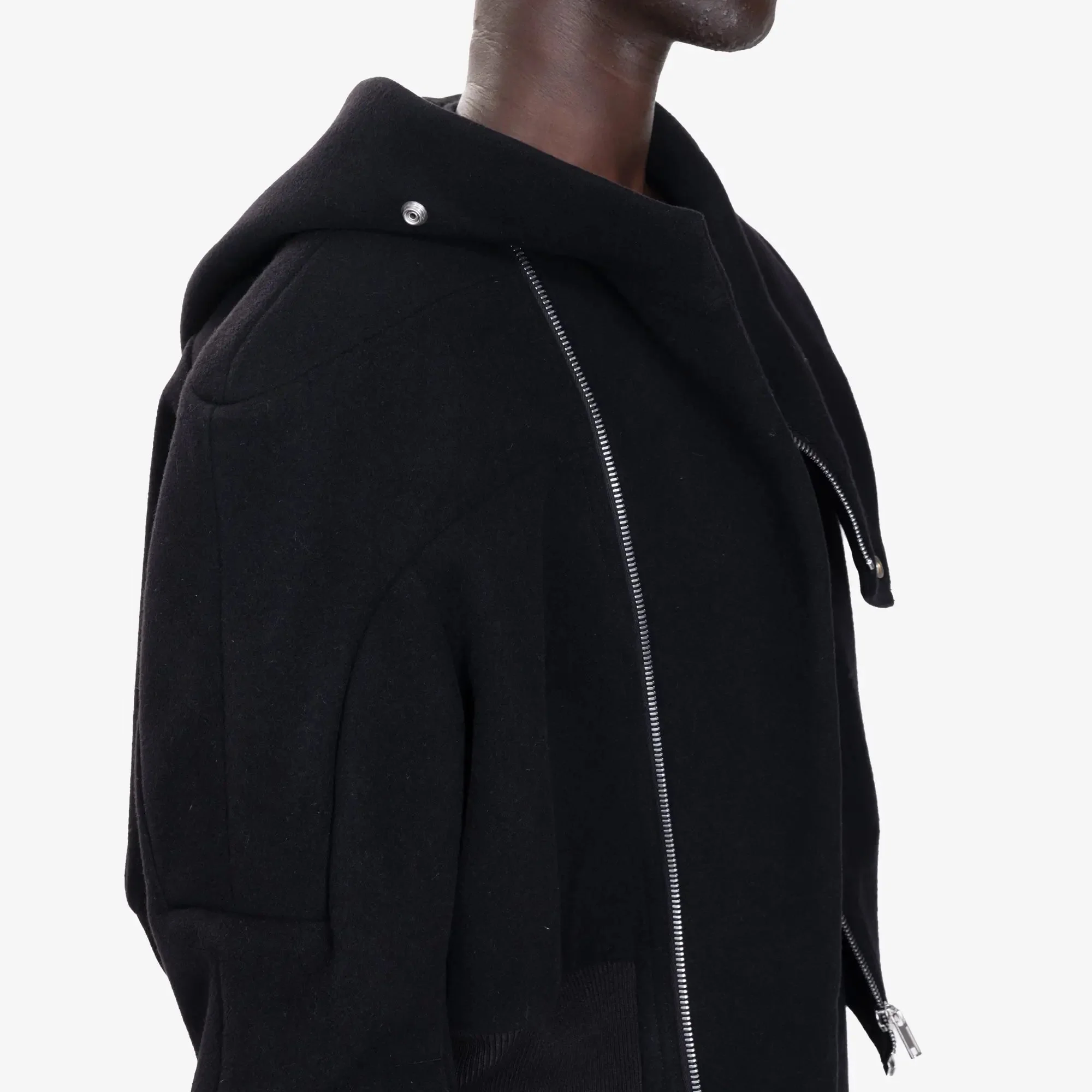 Cropped Hooded Flight Bomber - Image 6
