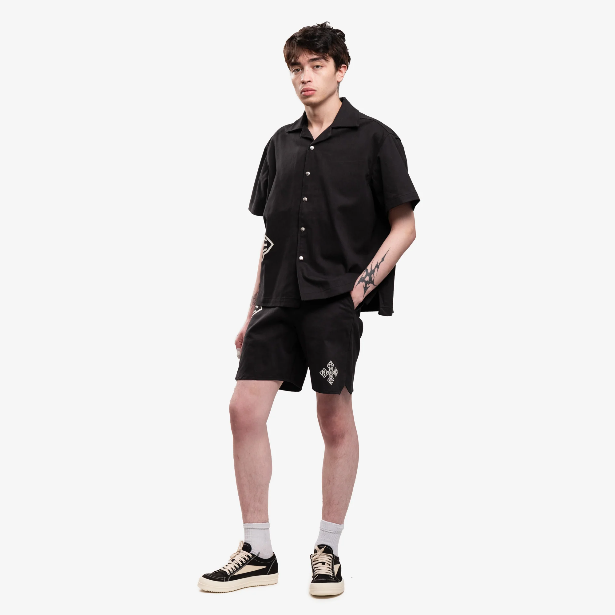 Cross Logo Bowling Shirt - Image 2