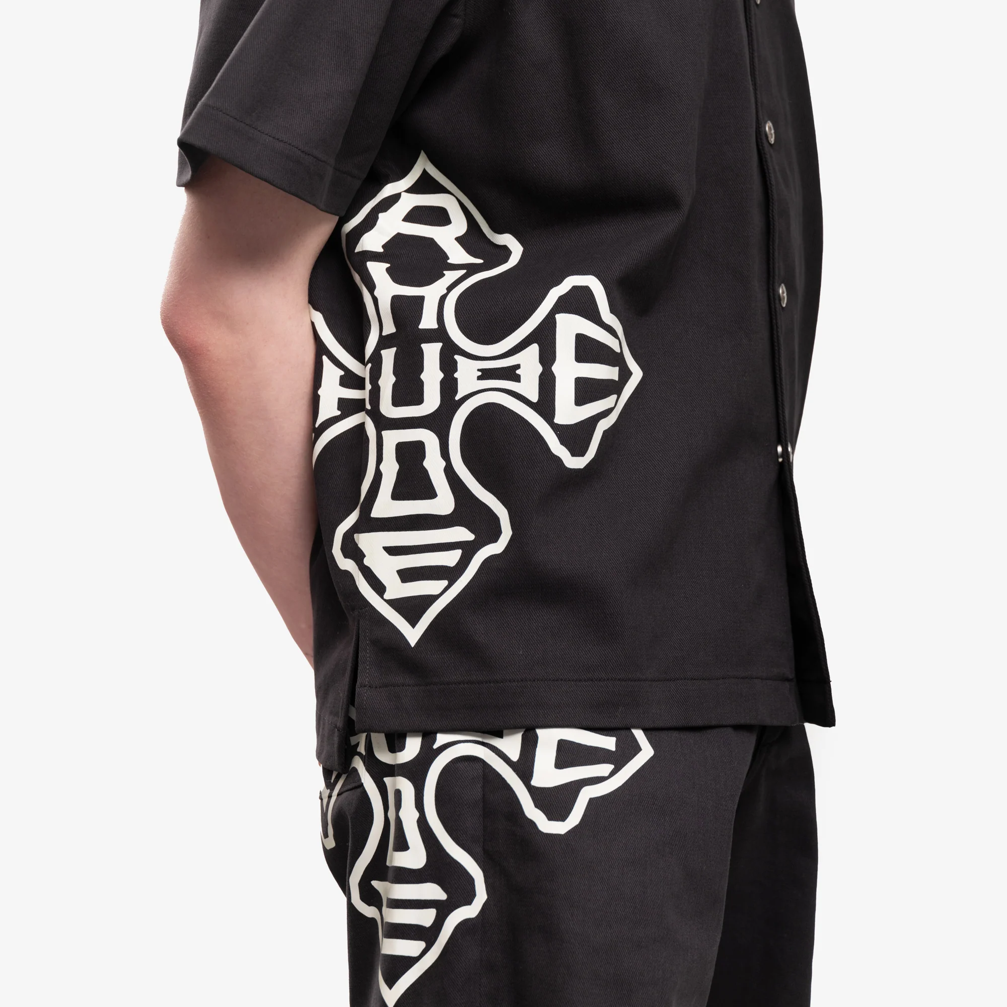 Cross Logo Bowling Shirt - Image 5