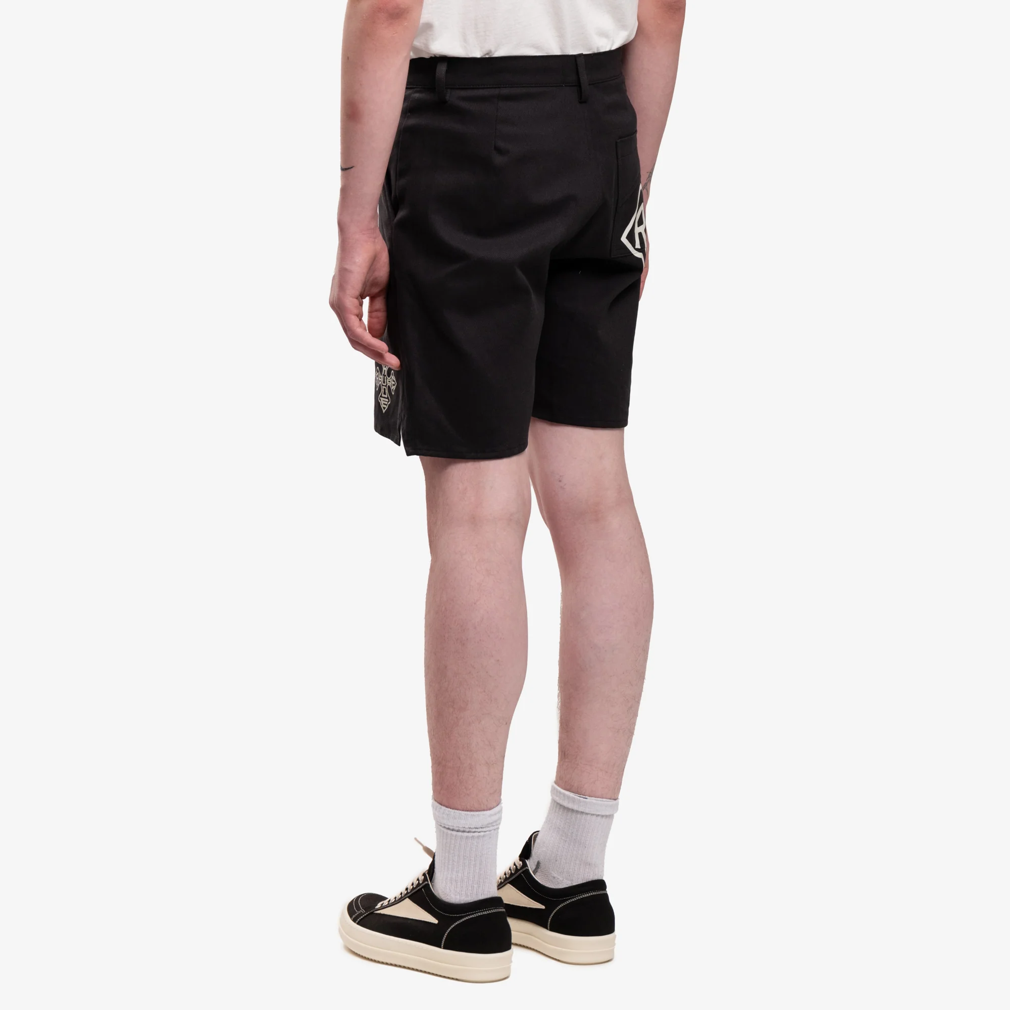 Cross Logo Twill Shorts - Image 4