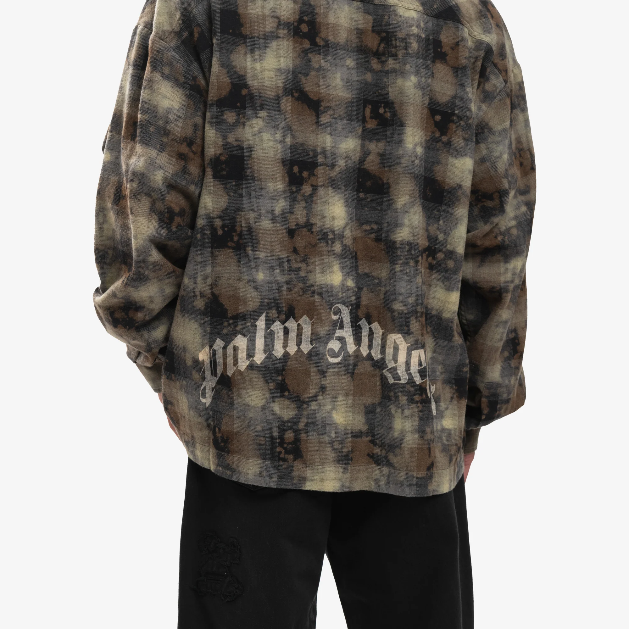 Curved Logo Check Shirt - Image 5