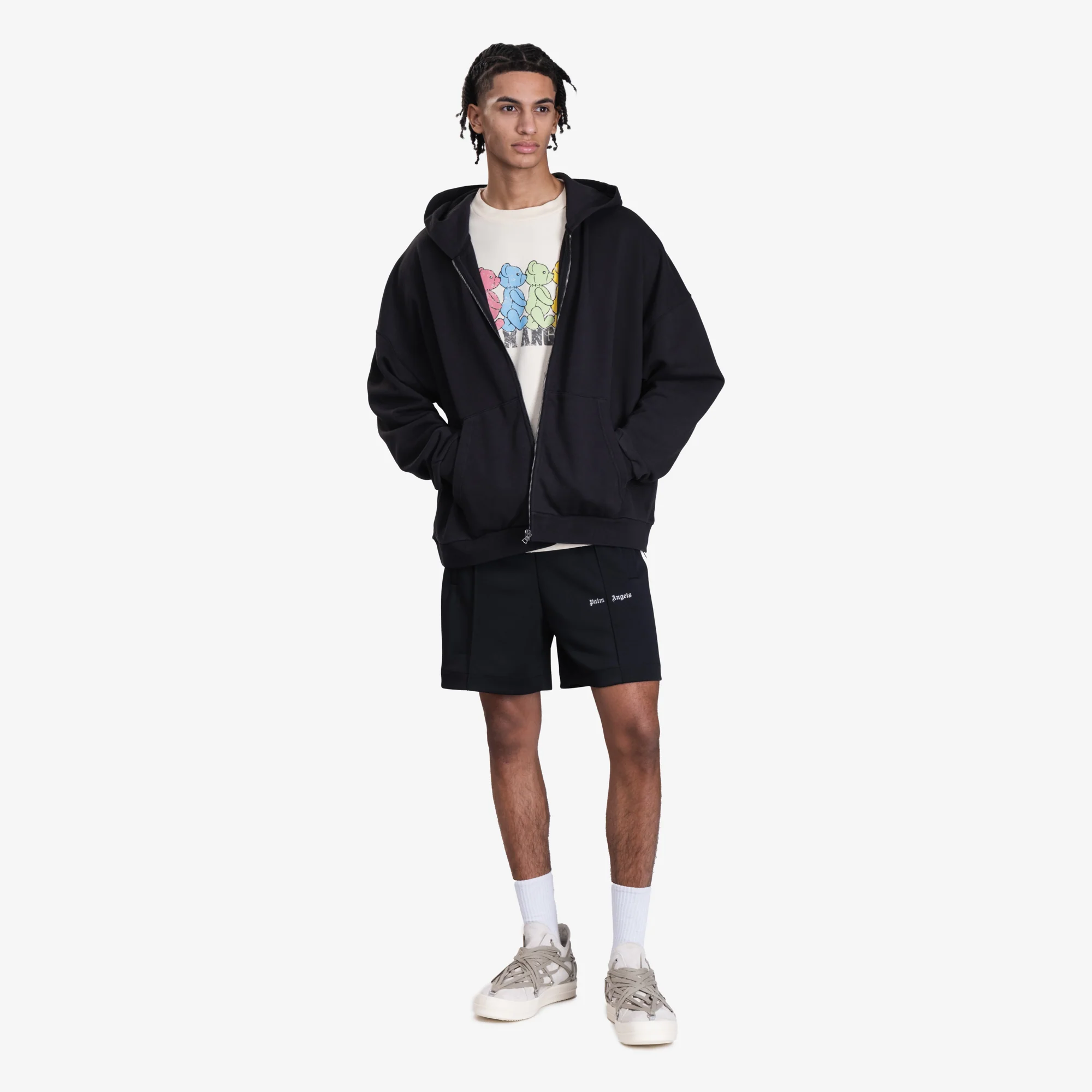 Curved Logo Zip Hoody - Image 2