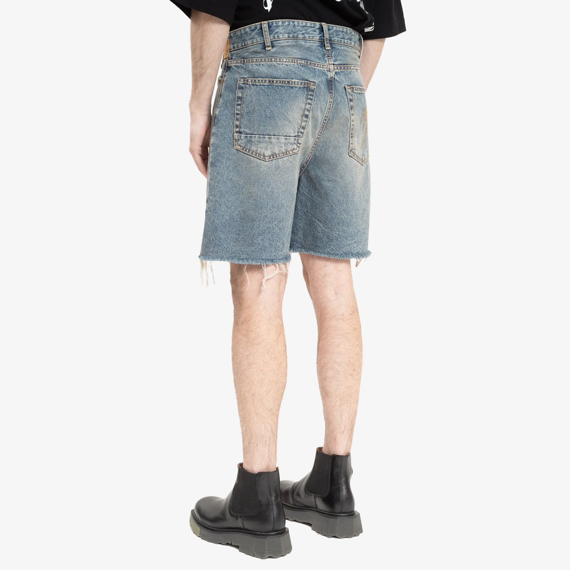 Curved Regular 5 Pocket Shorts - Image 4