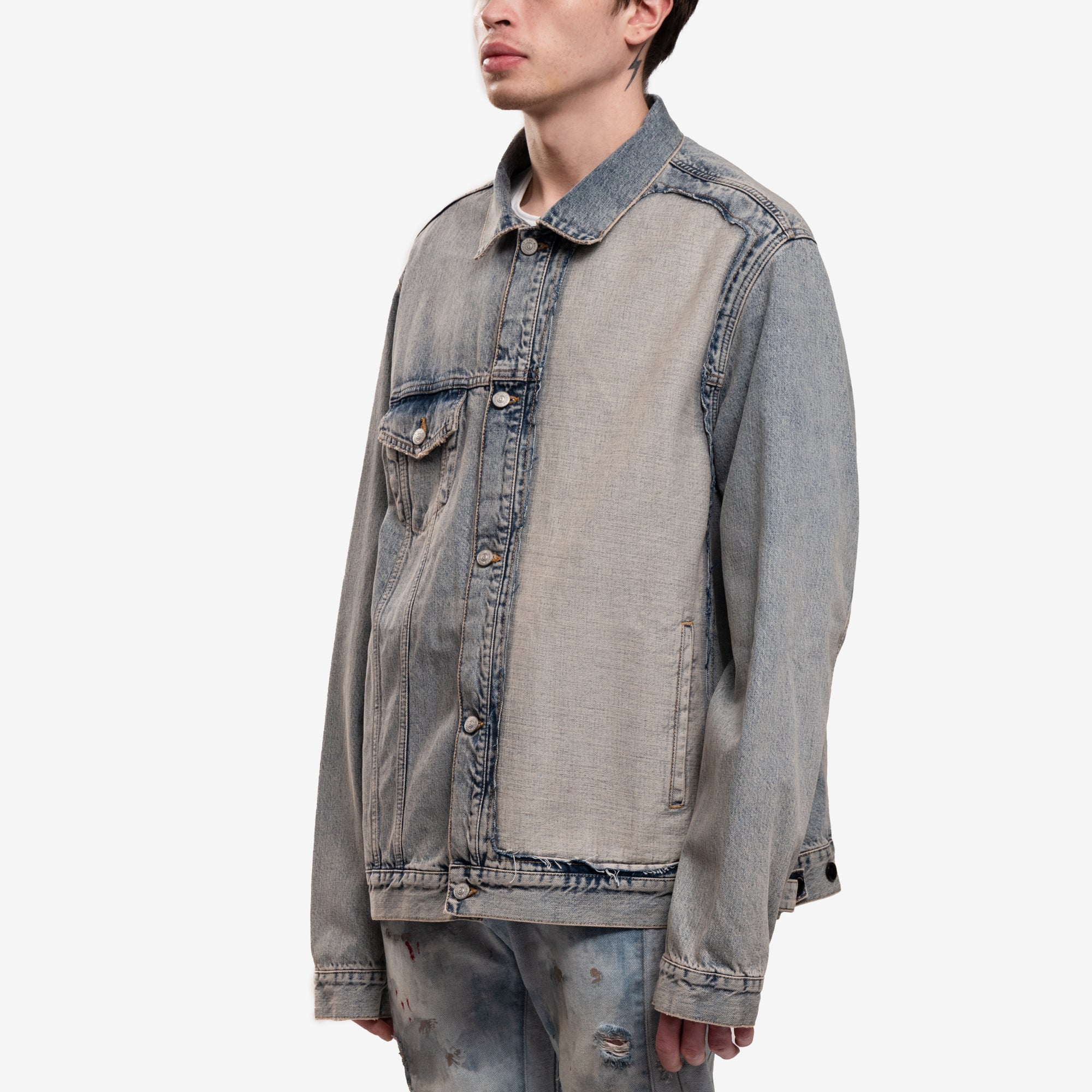 Cut Out Jean Jacket - Image 3