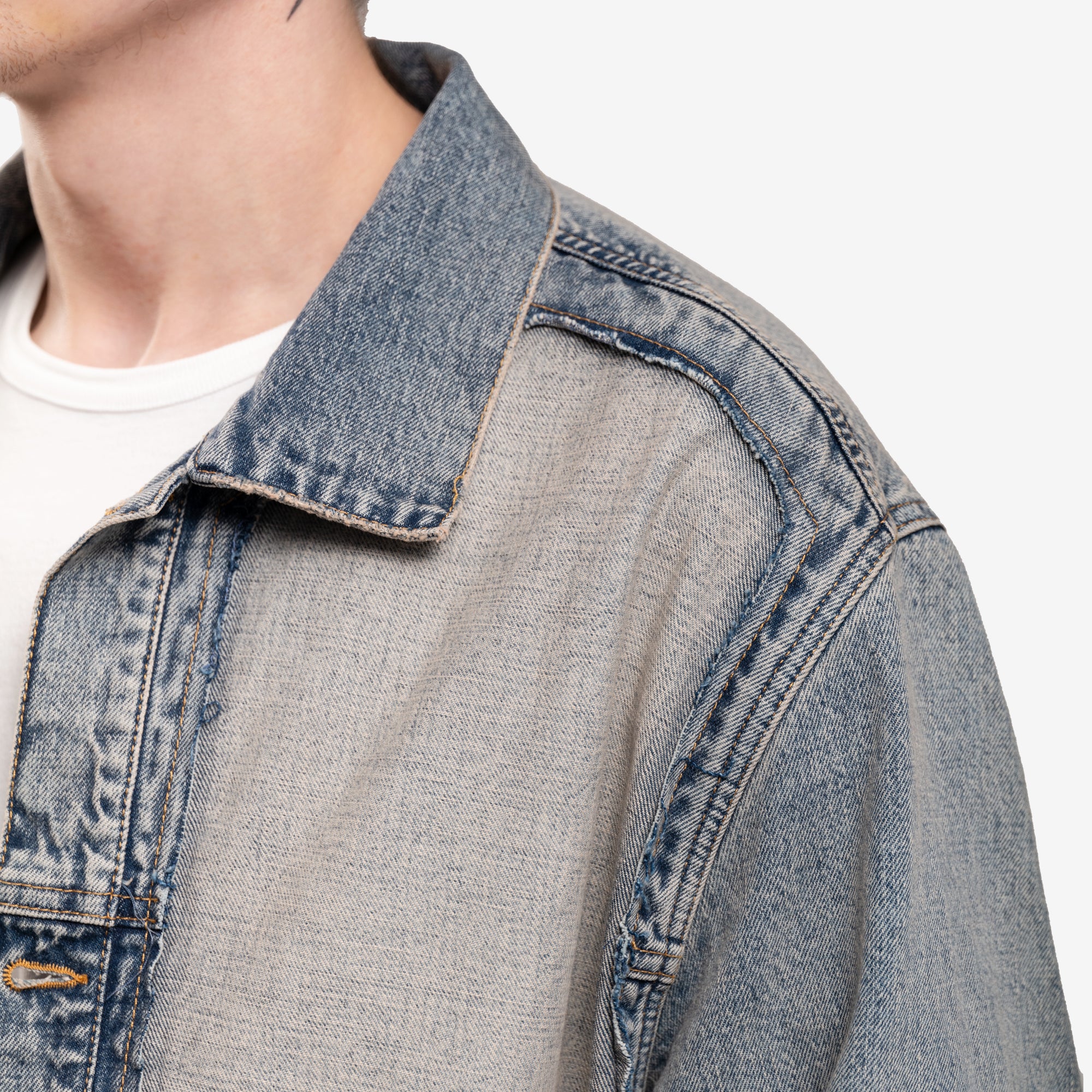 Cut Out Jean Jacket - Image 5