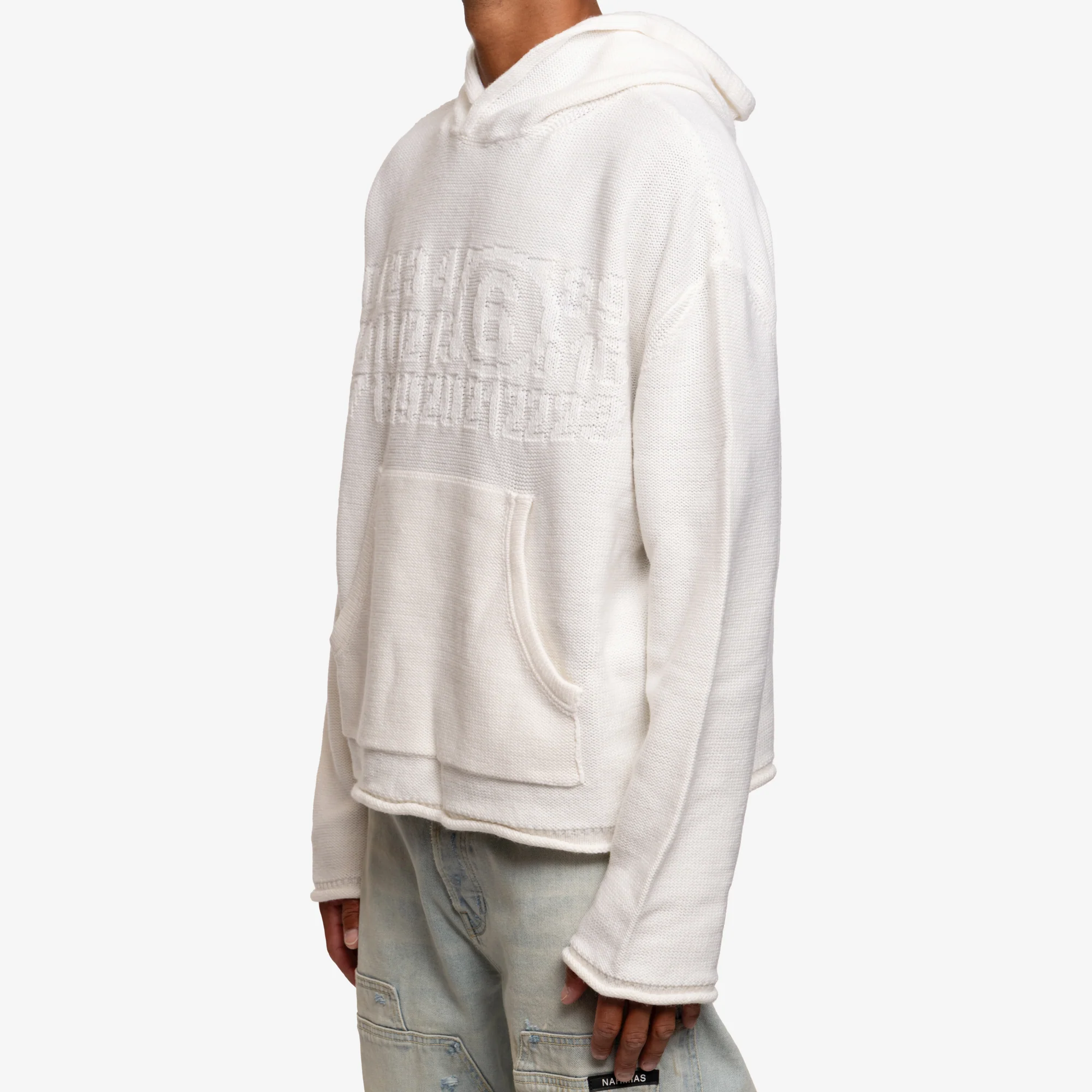 Debossed Knit Hoody - Image 3