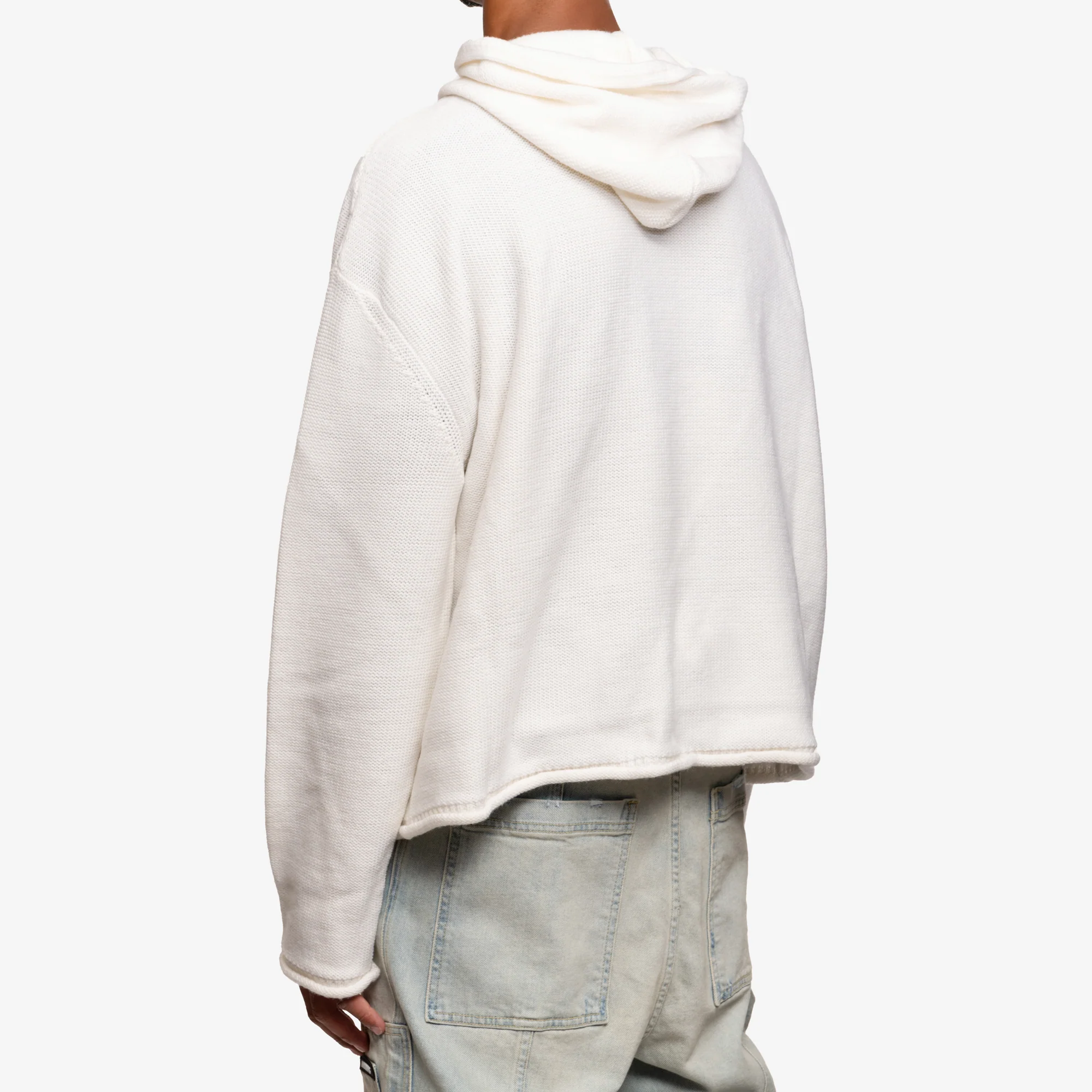 Debossed Knit Hoody - Image 4