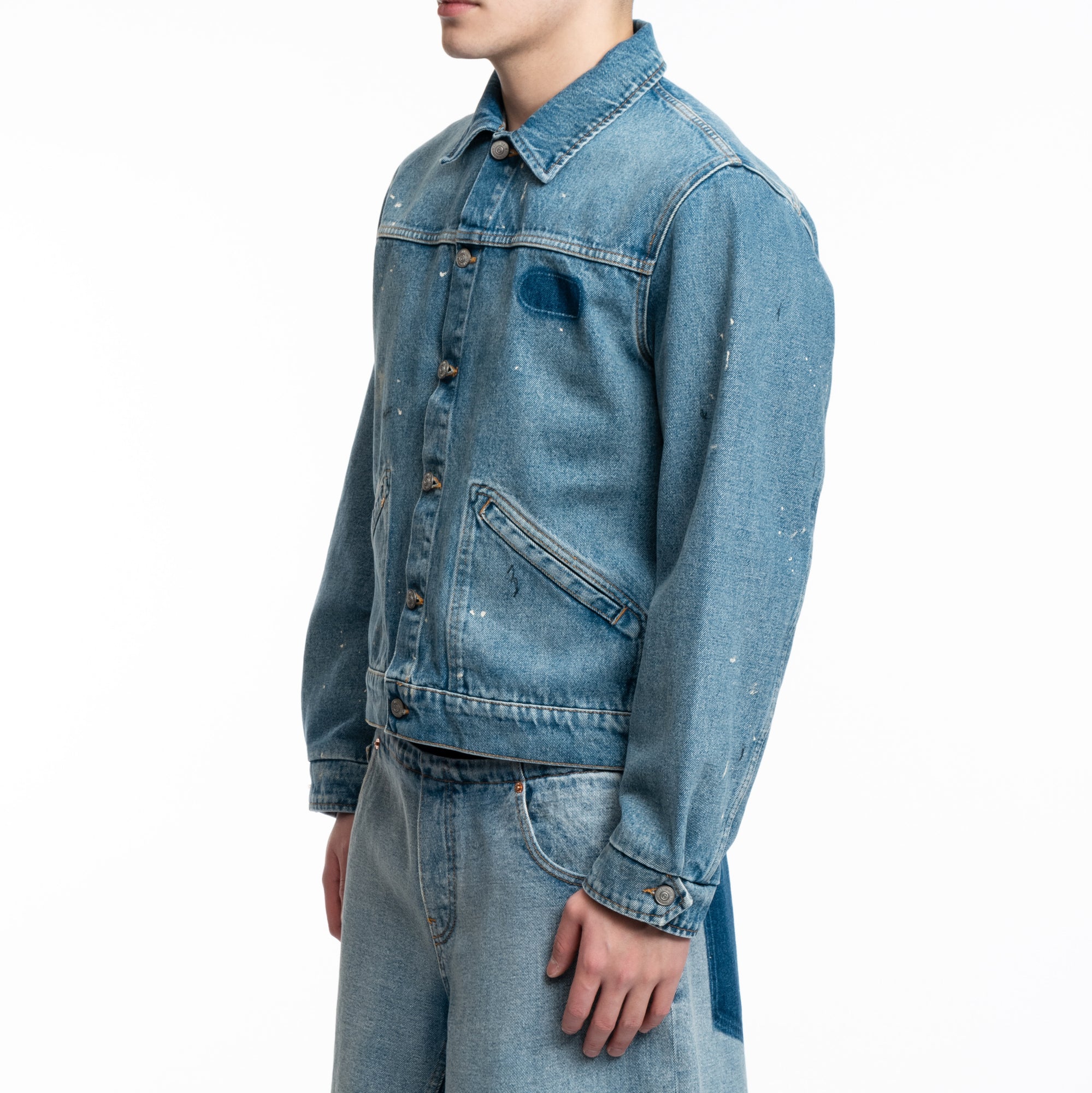 Denim Sports Jacket - Image 3