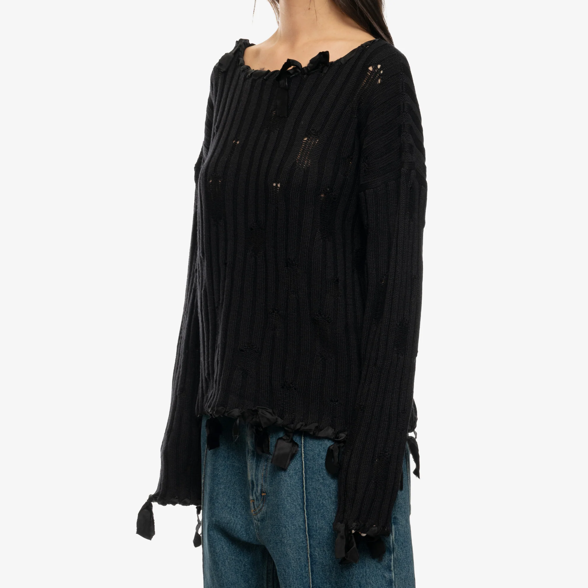 Destroyed Rib Sweater - Image 6