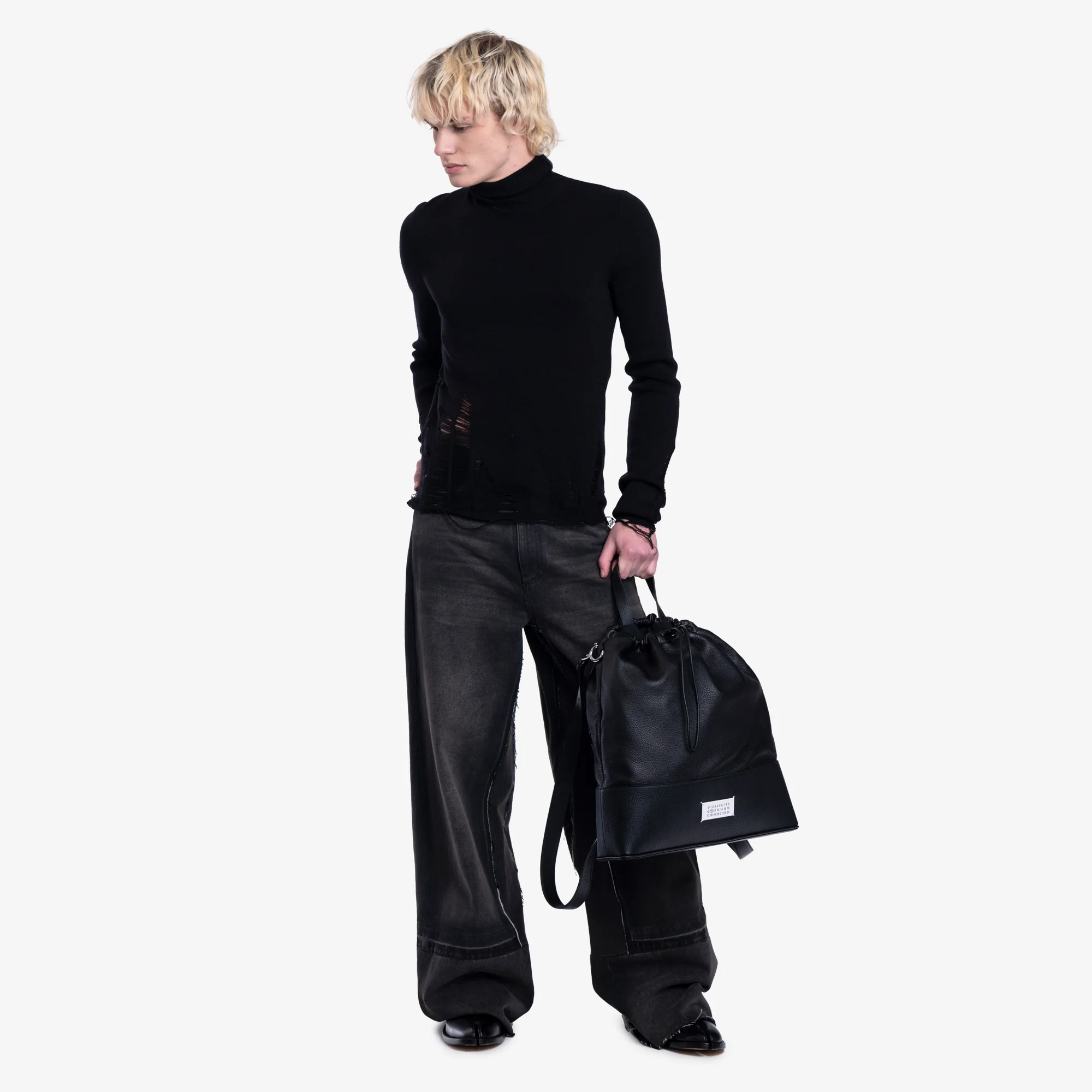 Destroyed Turtleneck Sweater - Image 2