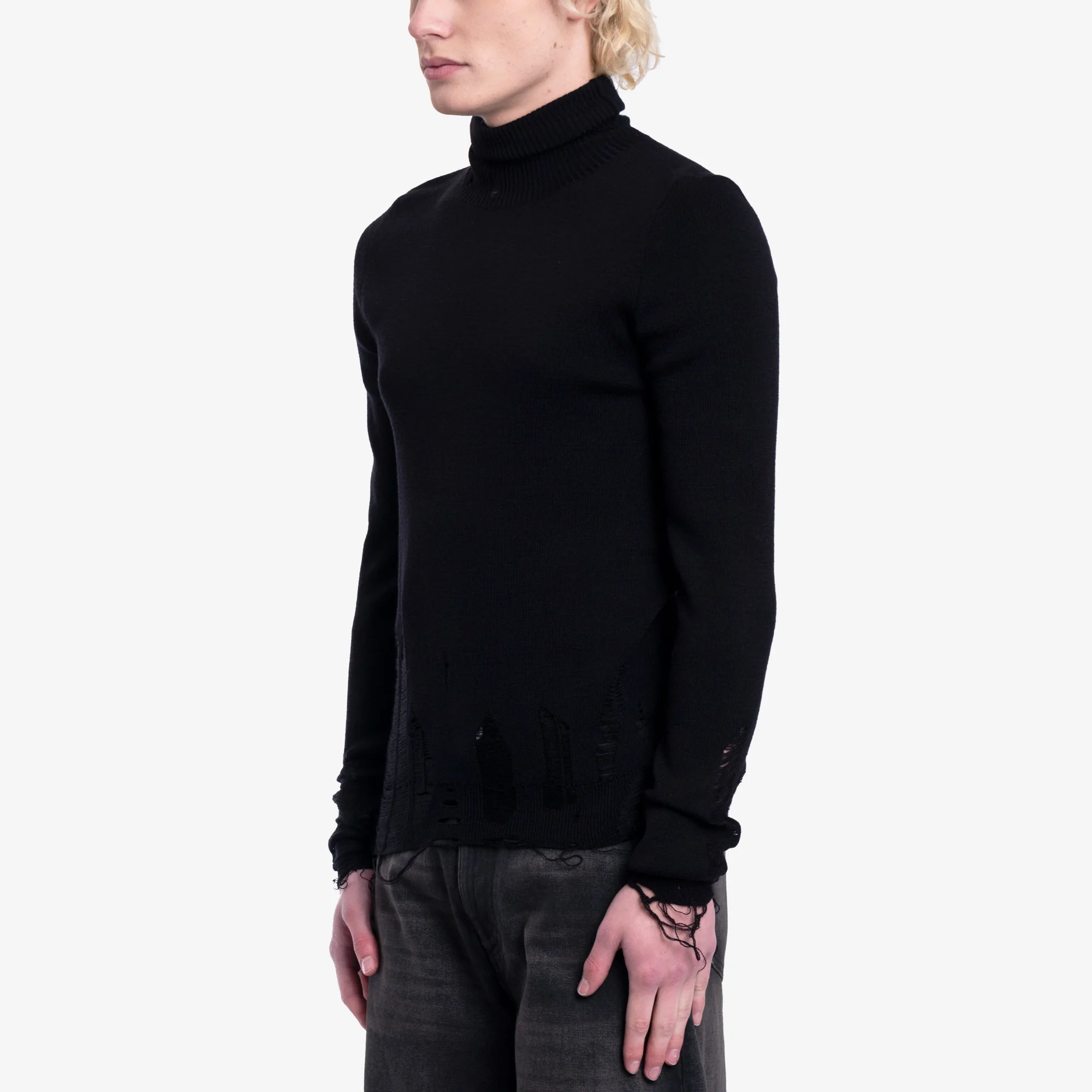 Destroyed Turtleneck Sweater - Image 3