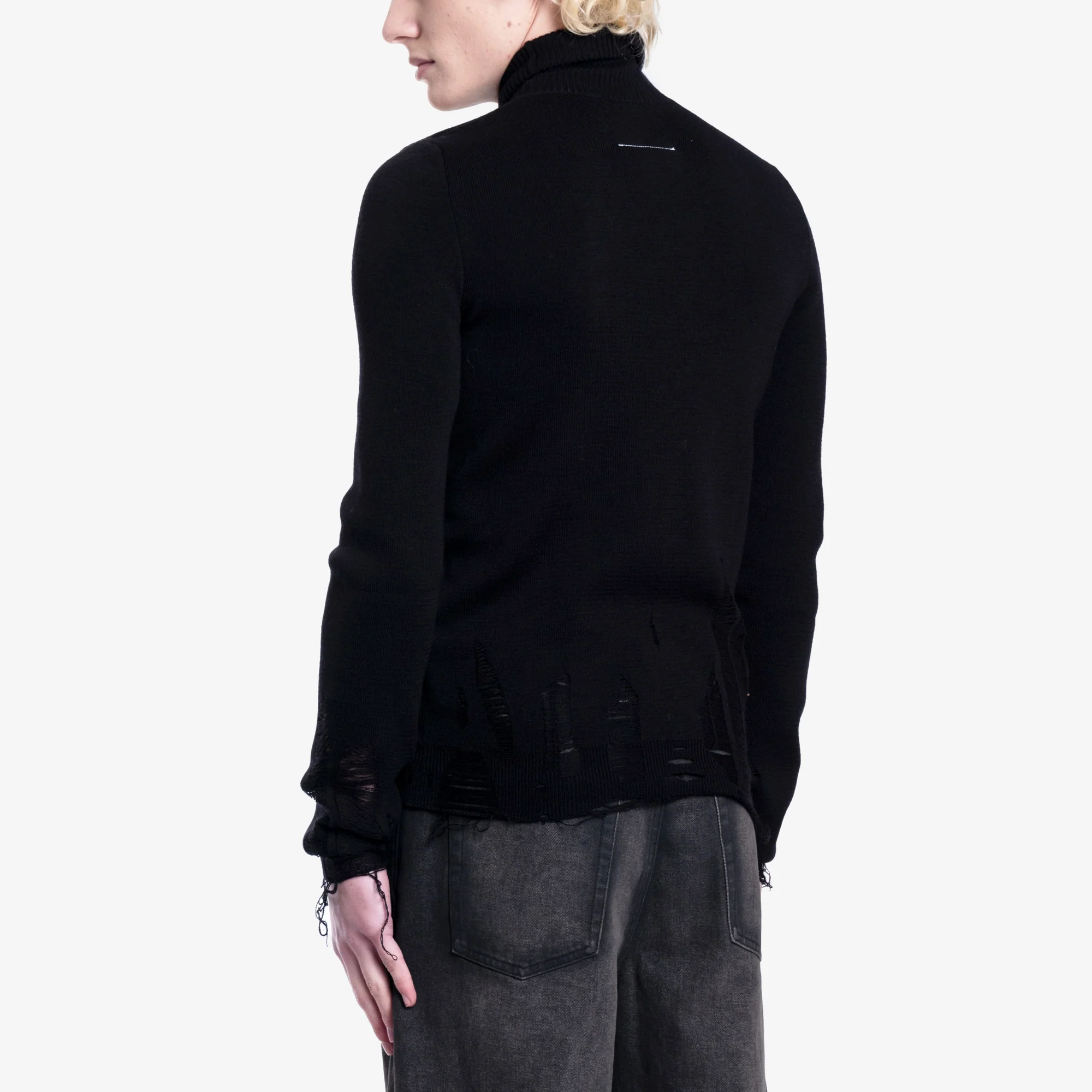 Destroyed Turtleneck Sweater - Image 4