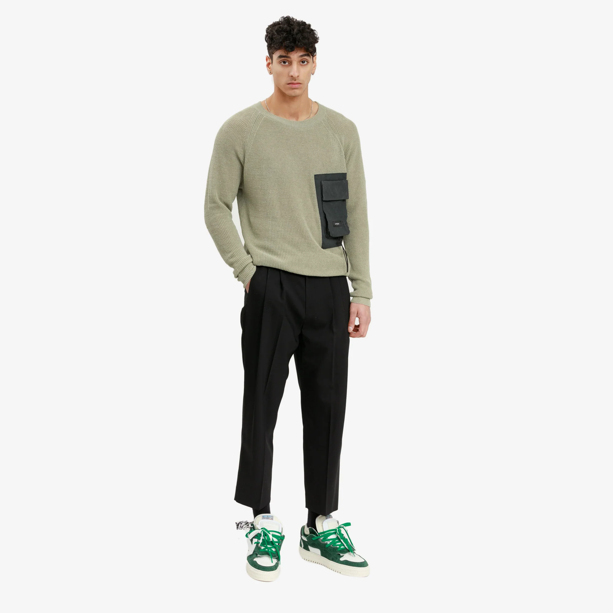 Dhenain Rib Pocket Sweater - Image 2