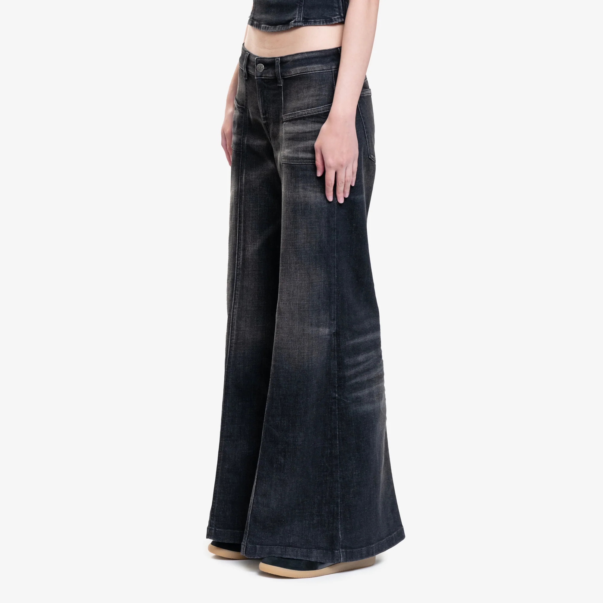 Womens AKII Flare Jeans - Image 4