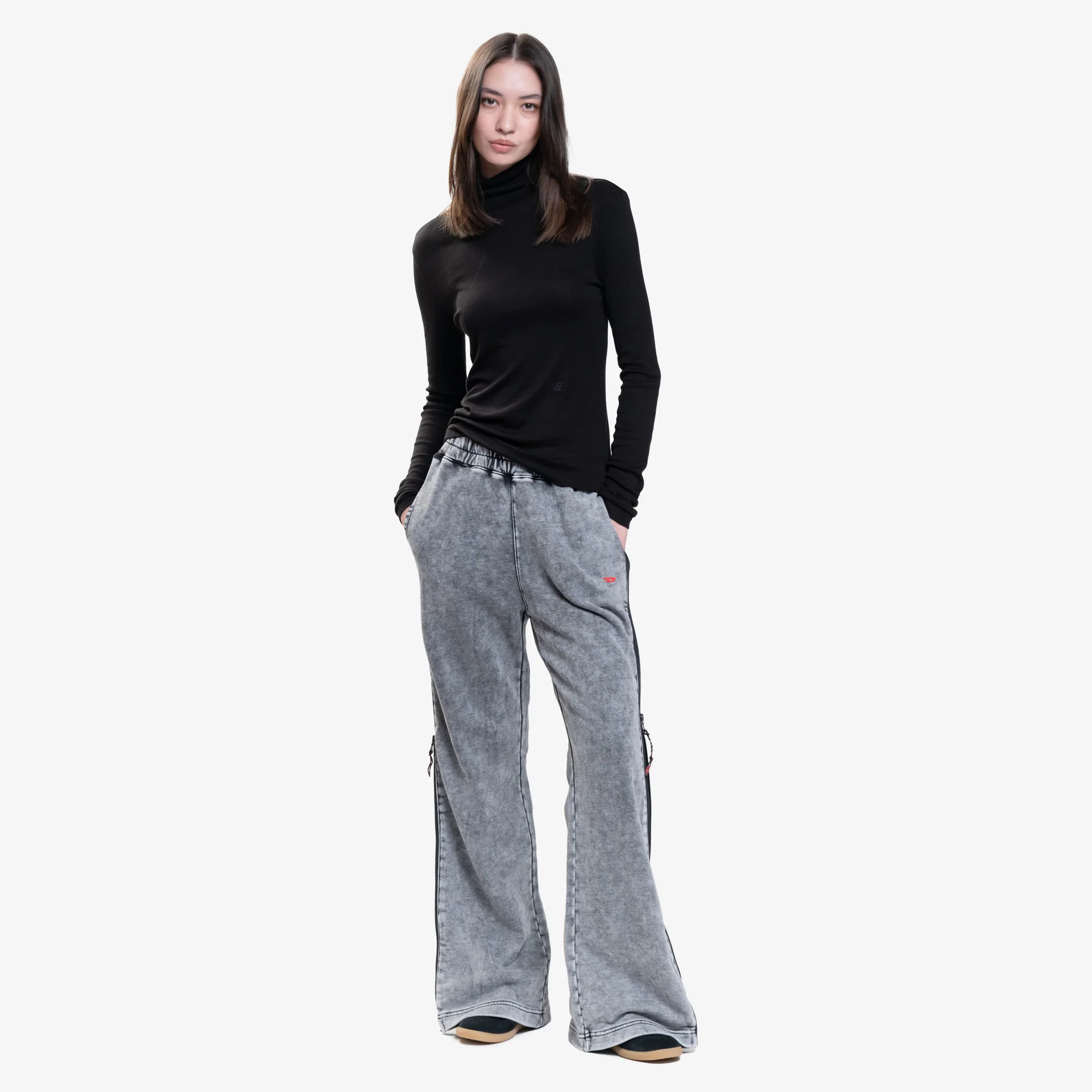 Womens Delaney Volume Sweat Jeans - Image 2