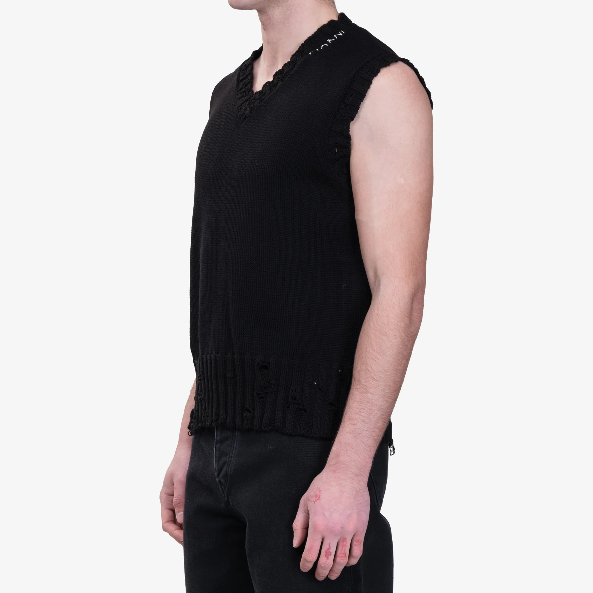 Distressed Sweater Vest - Image 3