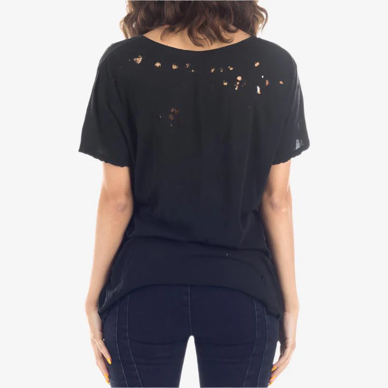 Womens Distressed Tee - Image 3