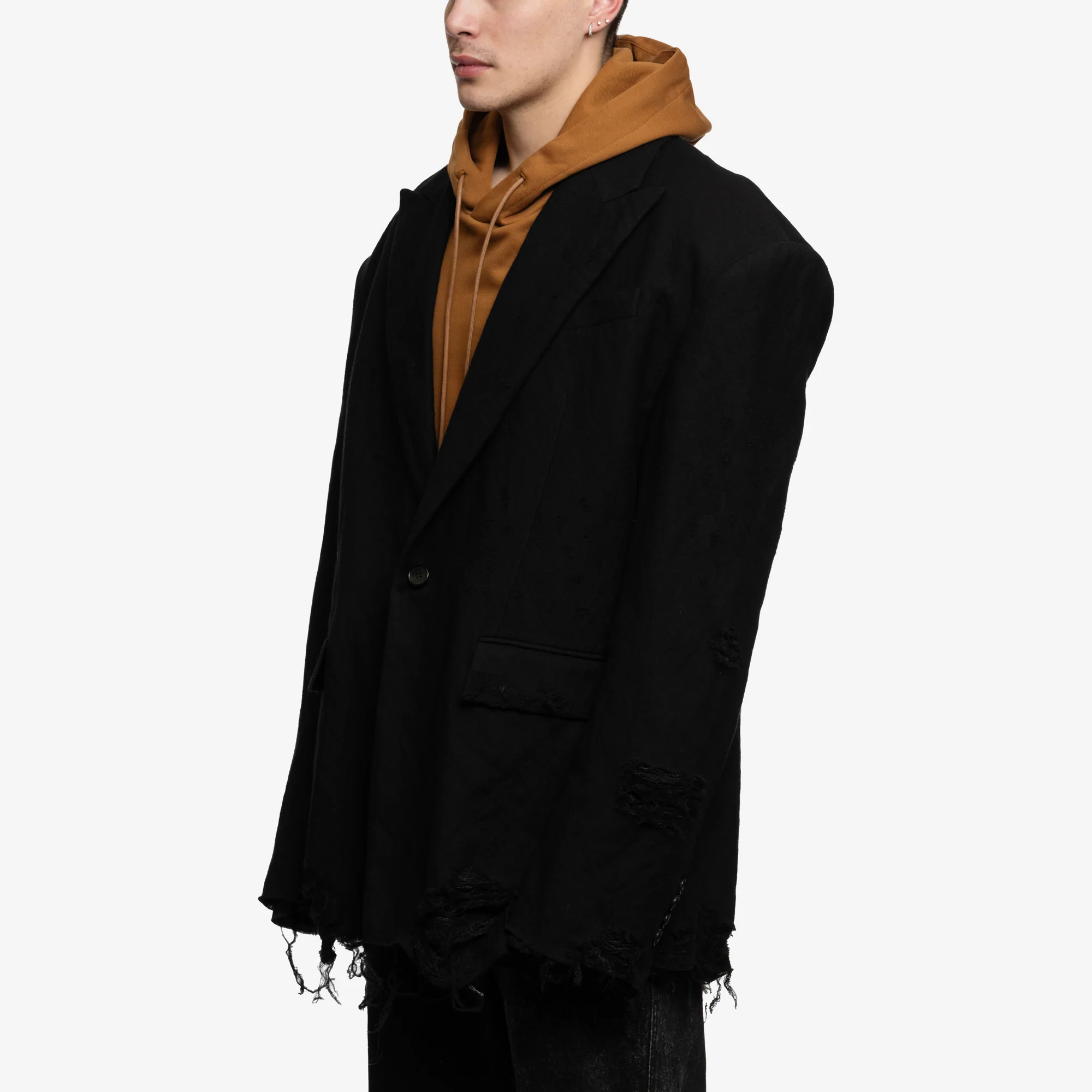 Distressed Wool Jacket - Image 4