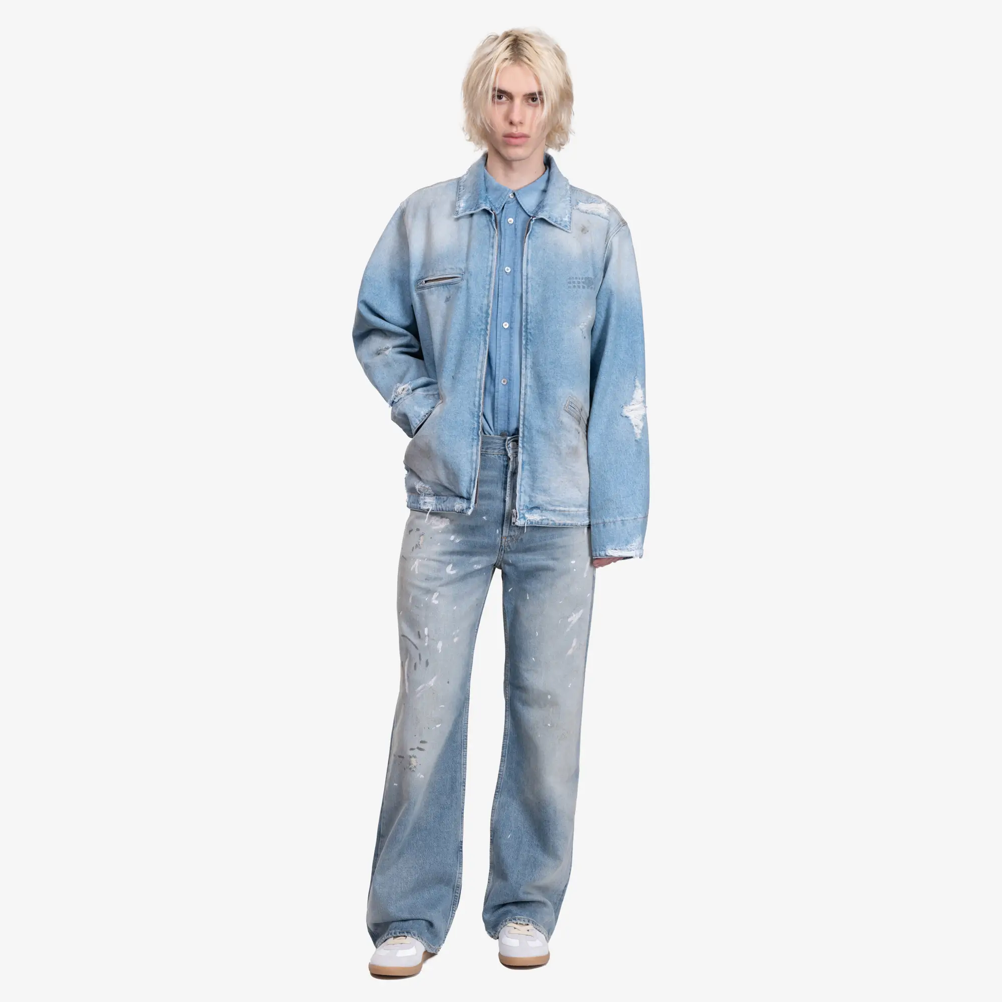 Distressed Work Jacket - Image 2