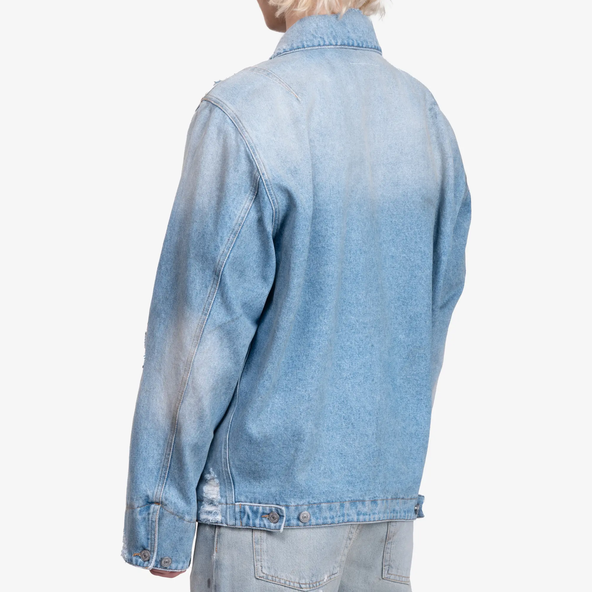 Distressed Work Jacket - Image 4