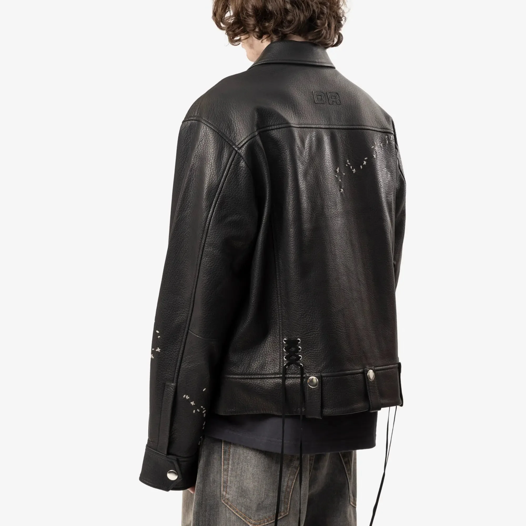 Roses Leather Jacket - Image 4
