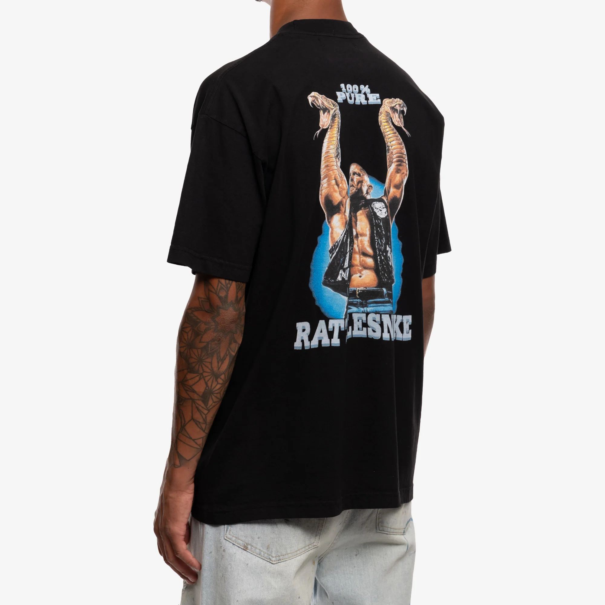 Stone Cold Vintage Crystal T-Shirt - Image 4