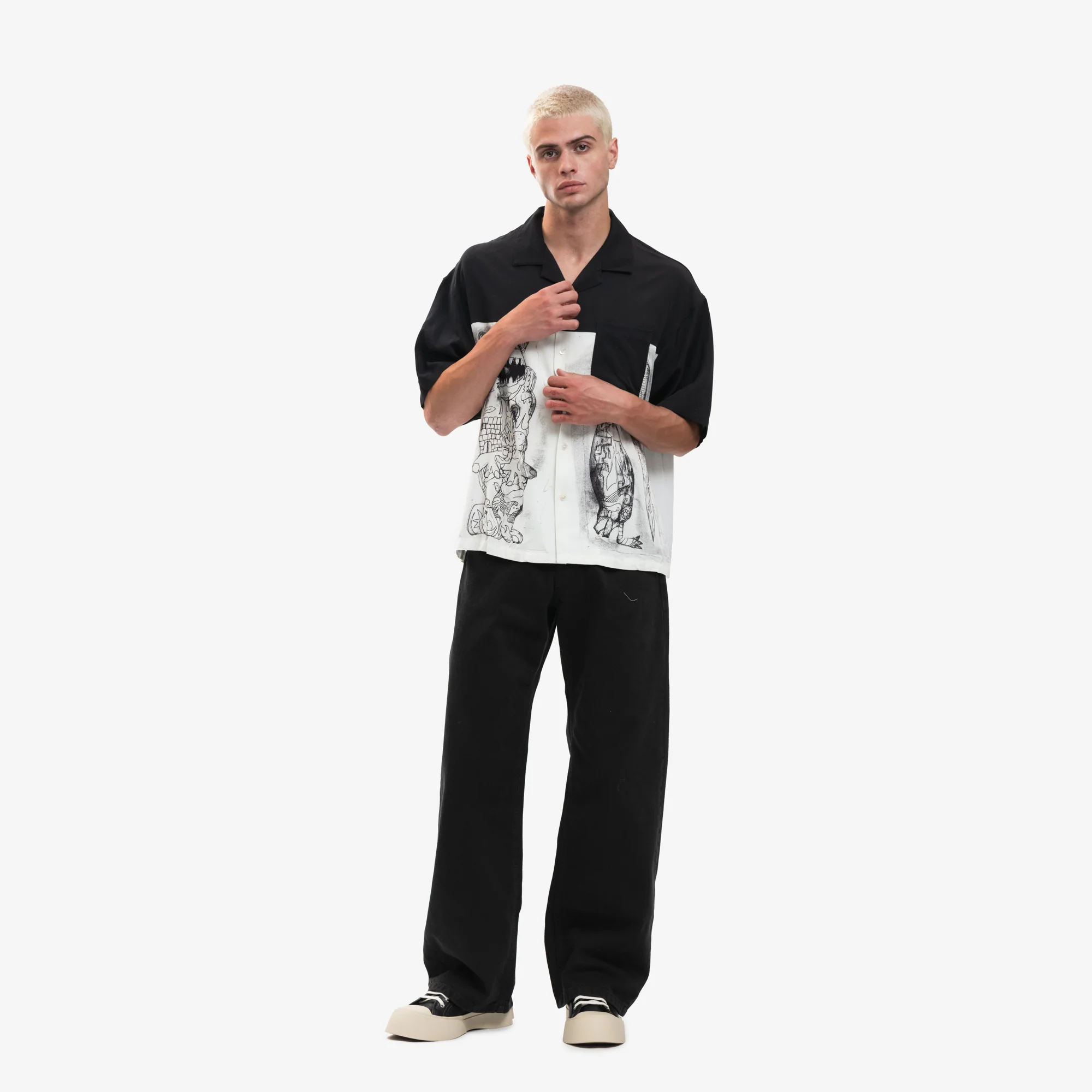 Strip Camp Collar Shirt - Image 2