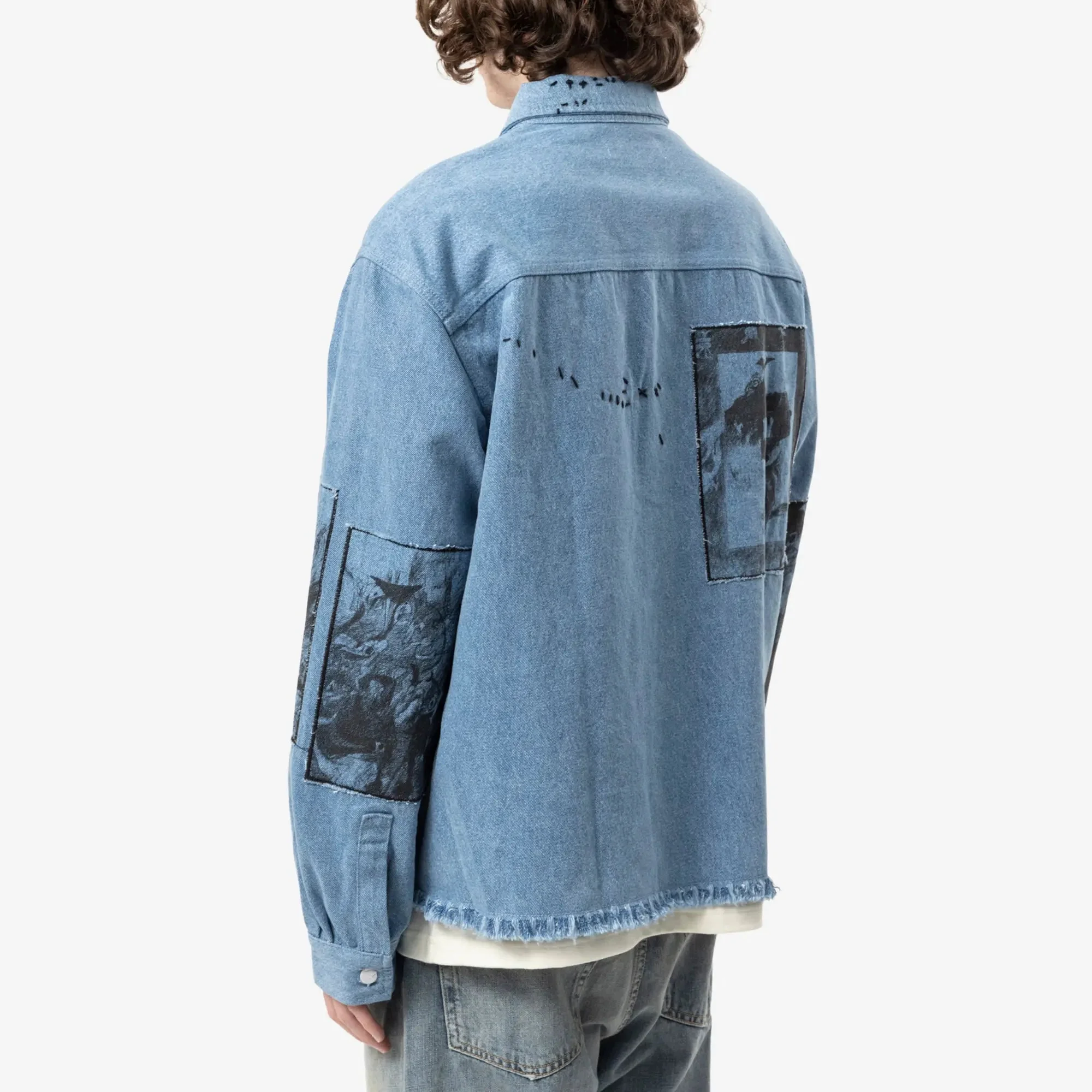 Unskilled Worker Cropped Overshirt - Image 4