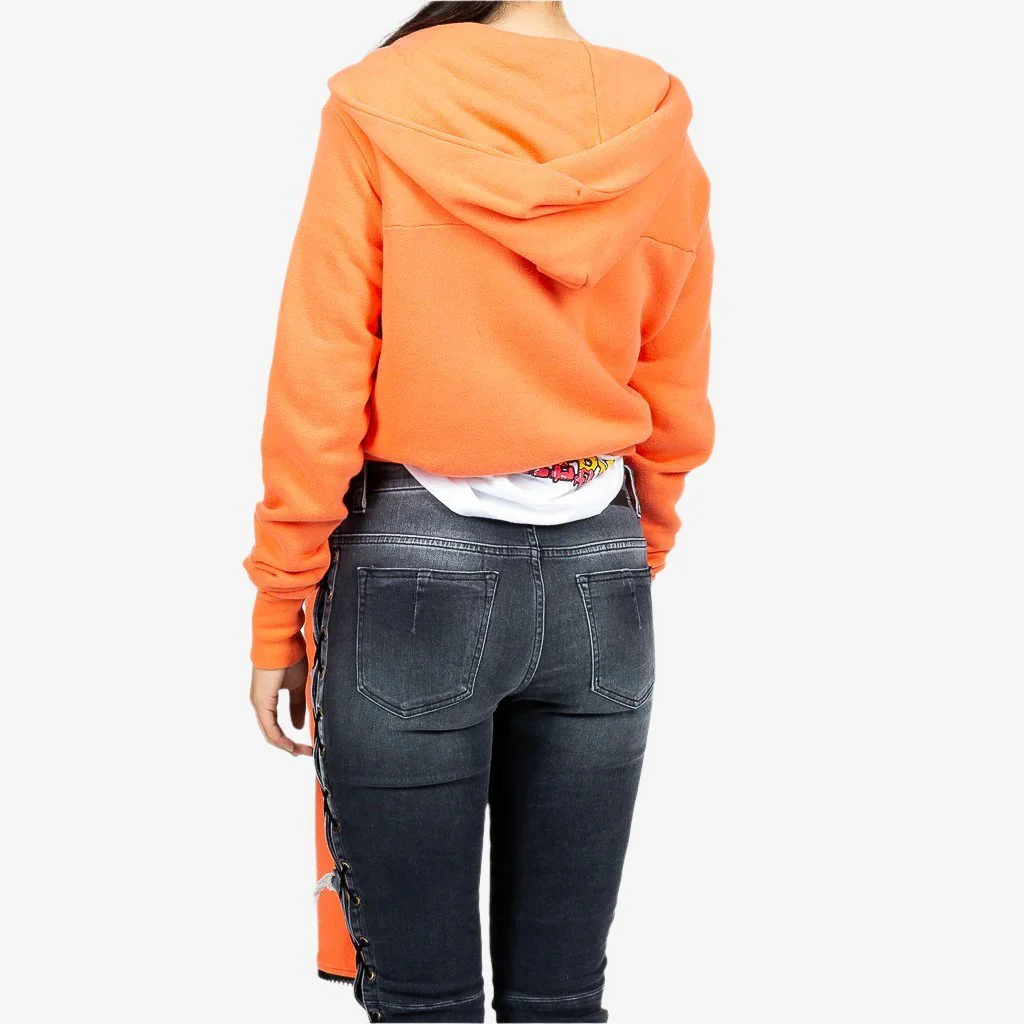 Womens Drape Hooded Cape - Image 3