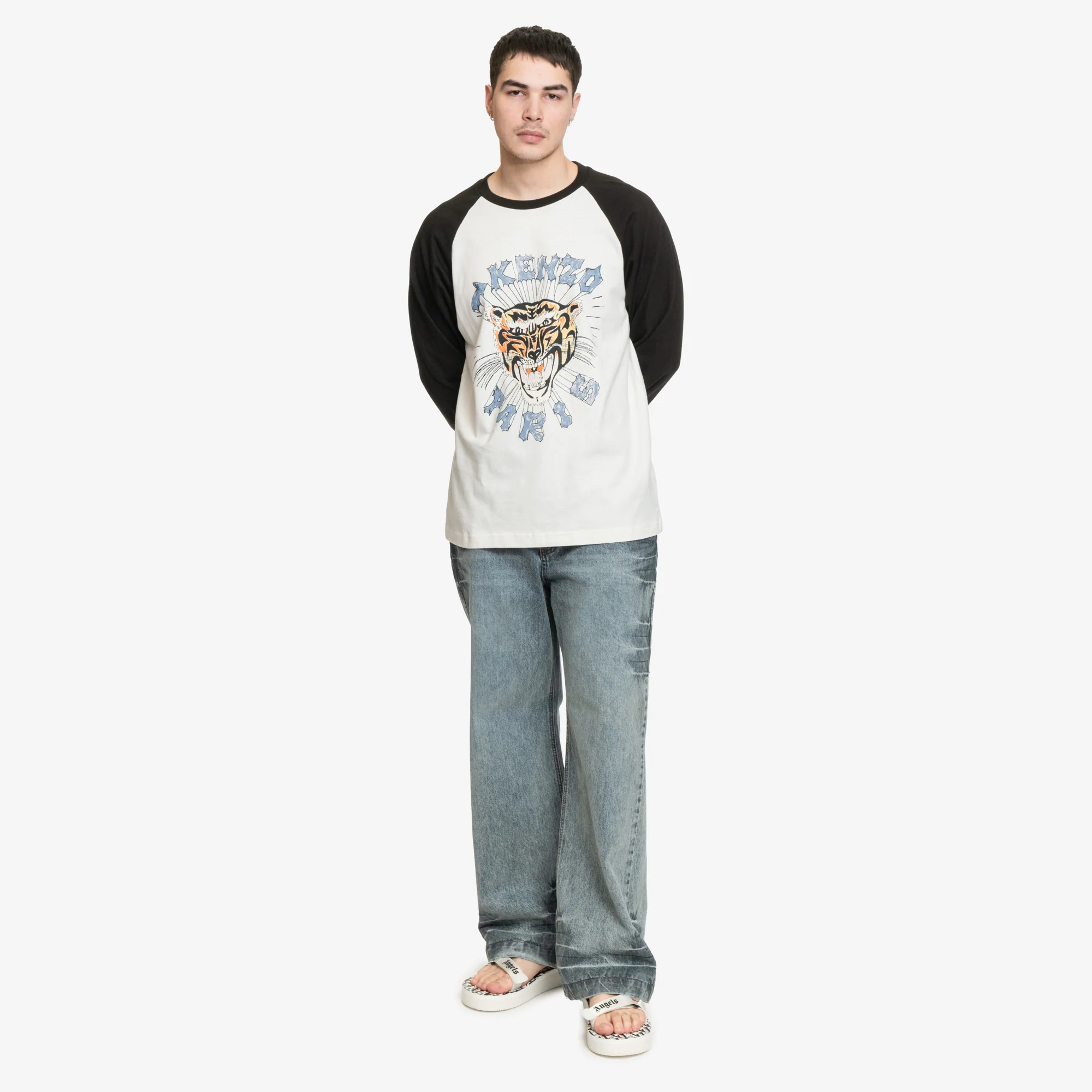Drawn Varsity Raglan LS Tee - Image 2